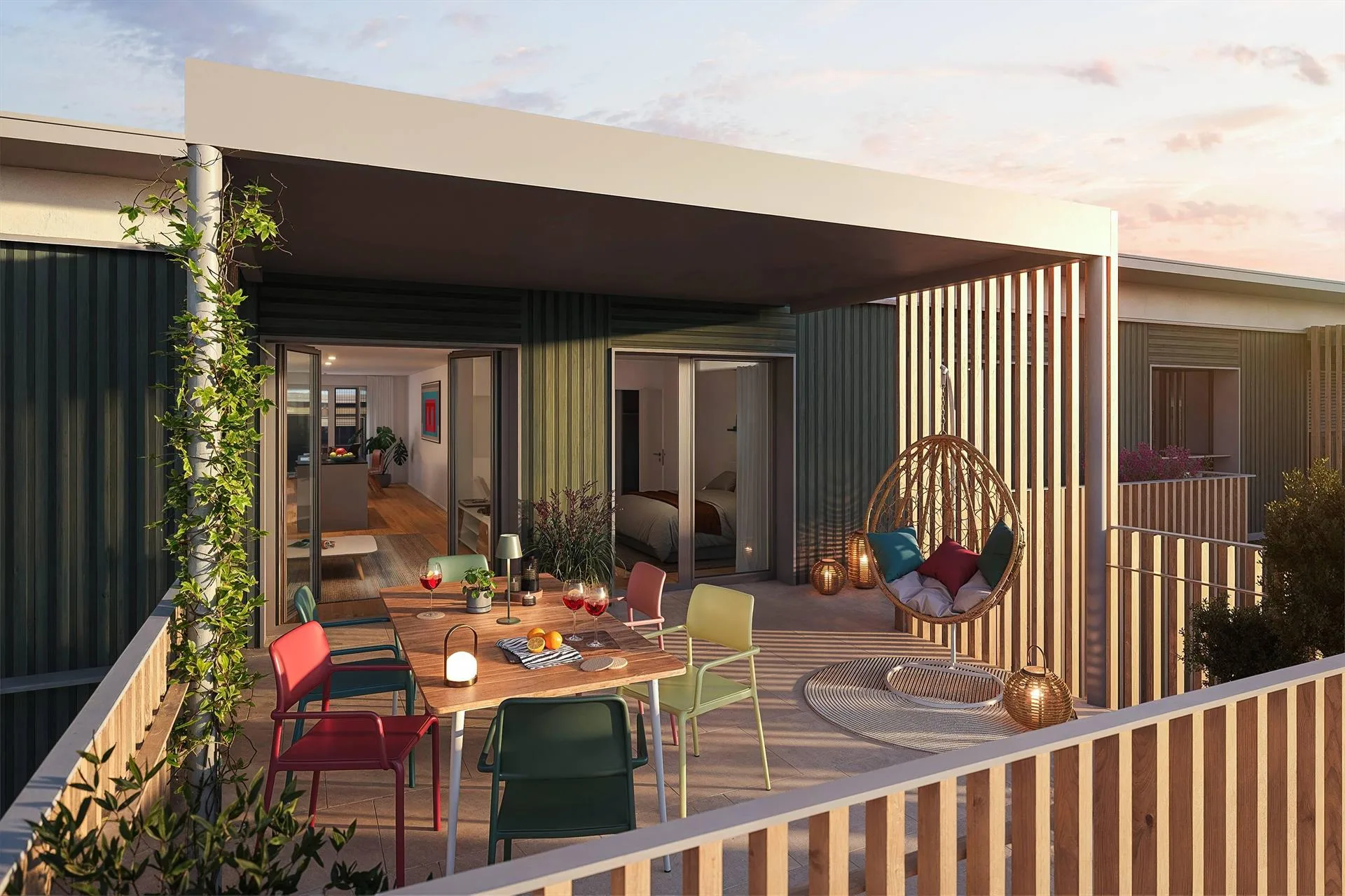 Exklusive 4.5-Zimmer-Dachwohnung mit grosszügigem Balkon