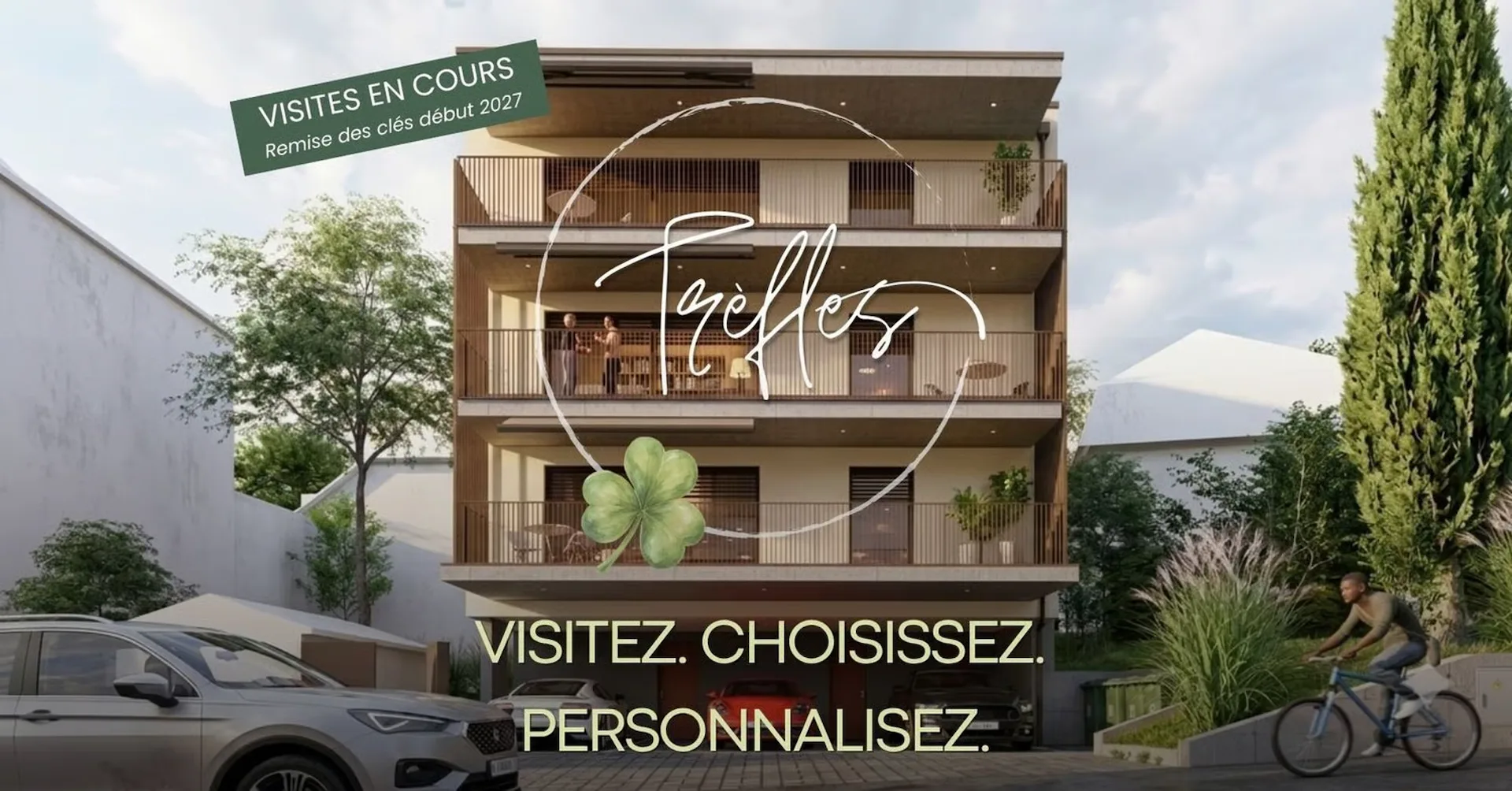 Neue Residenz mit 3 Apartments in einem bevorzugten und grünen Viertel