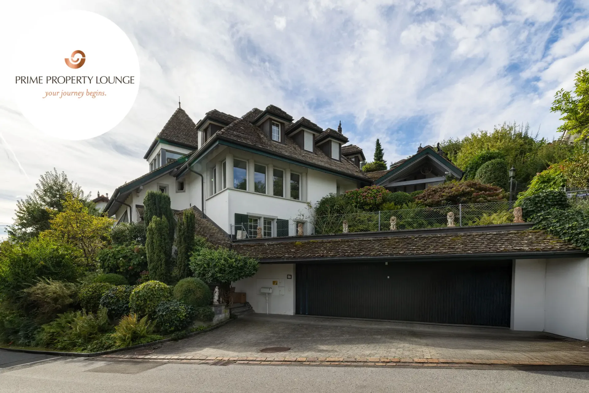Stilvolle Landhausvilla mit Blick auf den Zürichsee