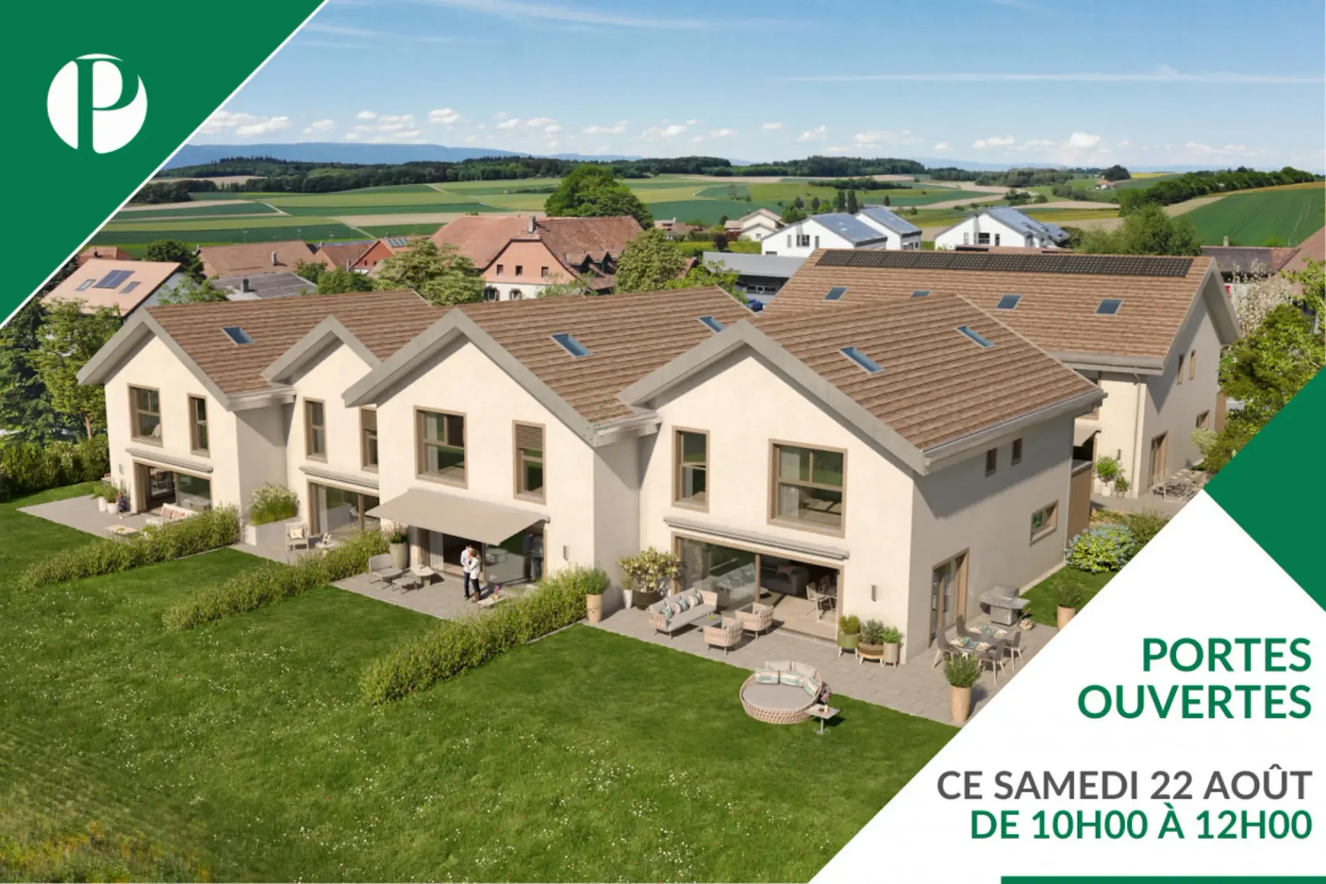 NEUES PROJEKT VON 6 FAMILIENVILLAS IN THIERRENS MIT GÄRTEN!