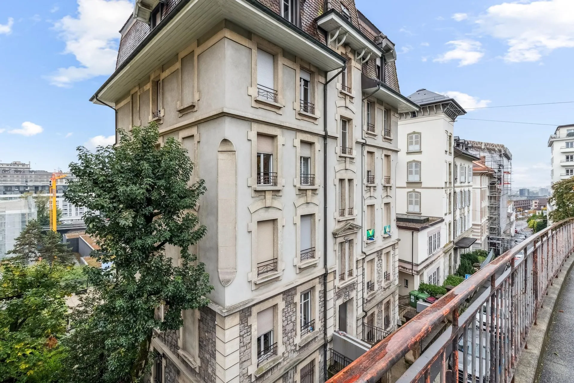 Appartement im Haussmann-Stil mit Ausnahme und Garten im Zentrum von Lausanne