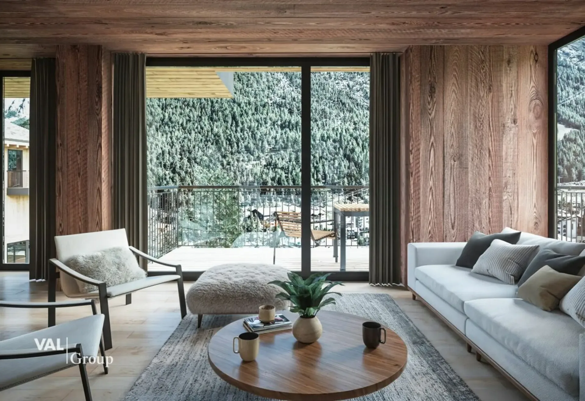 Residenz Le Roc: Luxuriöse Wohnungen mit 5-Sterne-Komfort und Bergpanorama