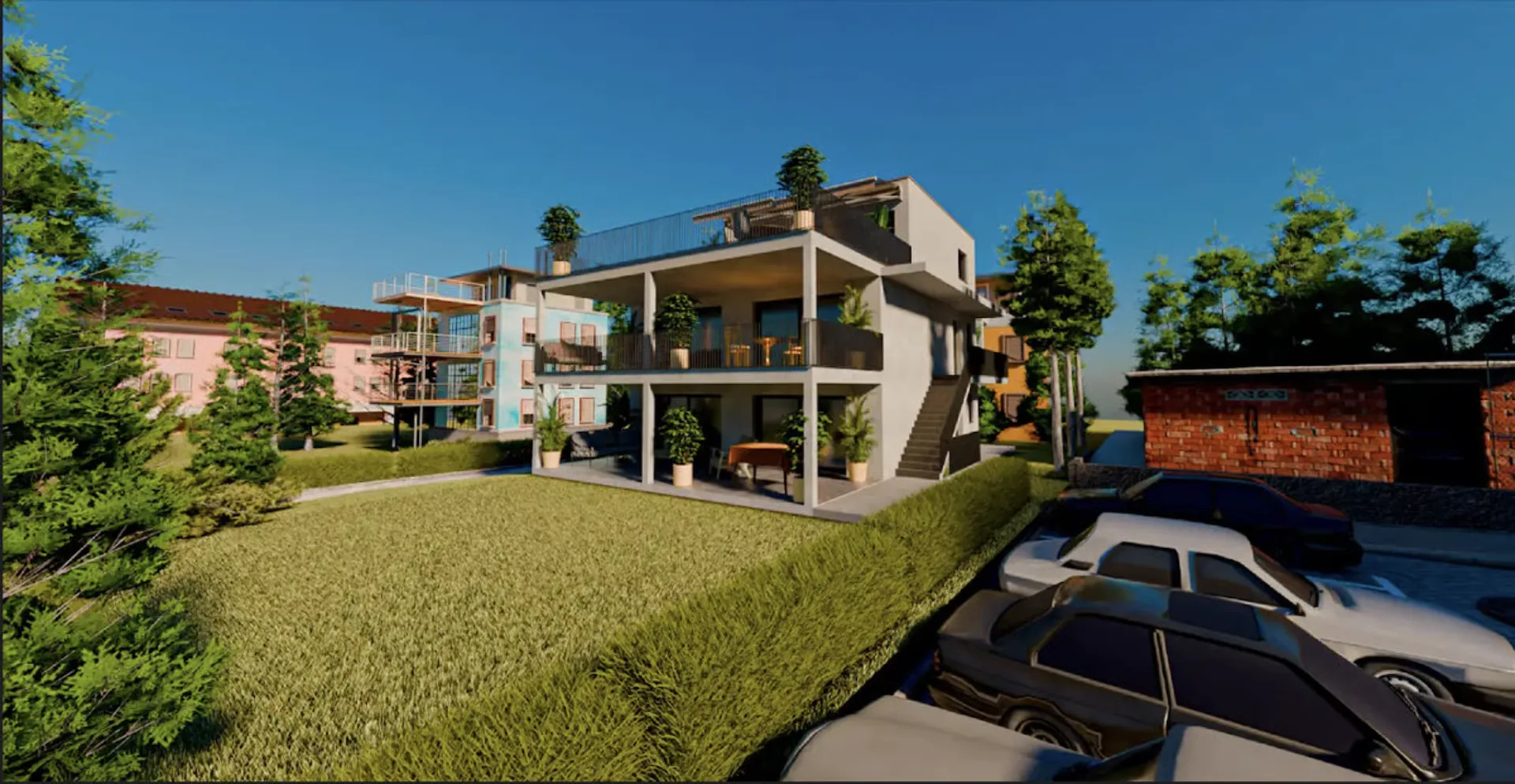 Residence Buchsee  Exklusive Attika-Duplexwohnung mit 144 m² Wohnfläc