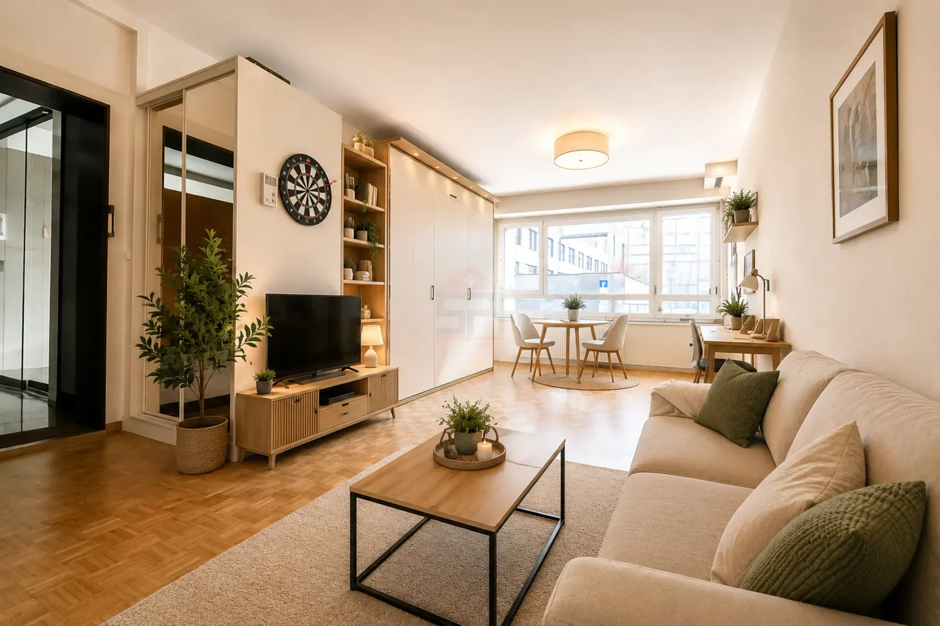 Charmantes 44 m² Studio, in einem sehr gefragten Ort gelegen.