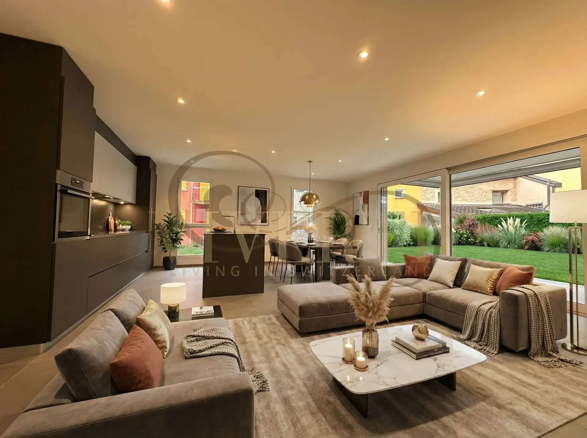 TOUTE NOUVELLE APPARTEMENT 3.5 PIÈCES AVEC JARDIN PRIVÉ À LUMINO