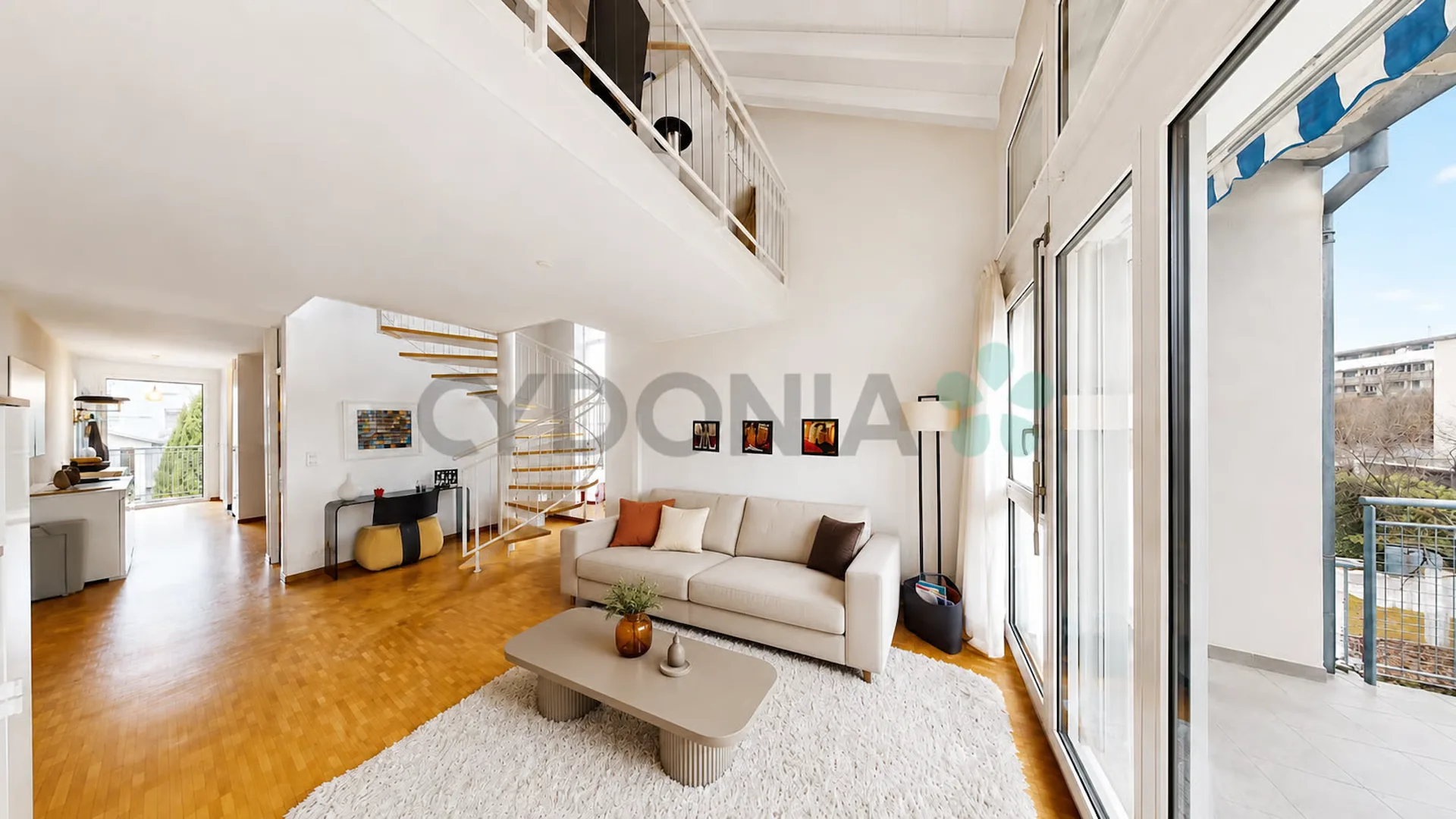 EXCLUSIVE - Bright 3.5-room duplex with balcony in the heart of Satigny
