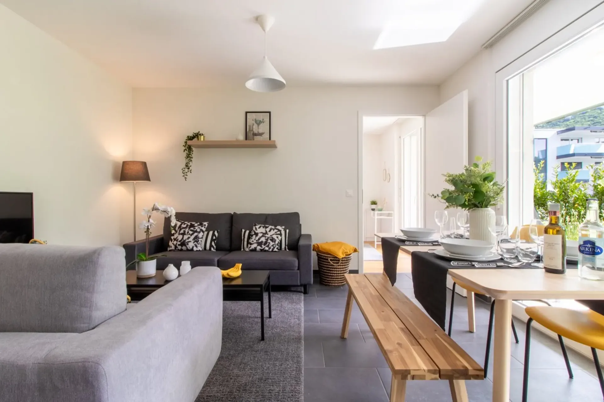 Moderne Wohnung, 1 Schlafzimmer in Bouveret