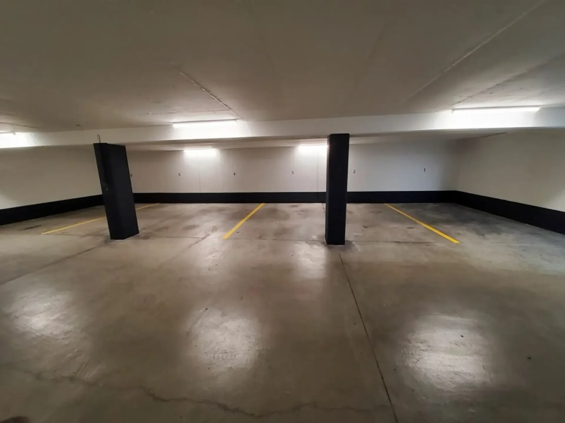 Freshly renovated underground parking!