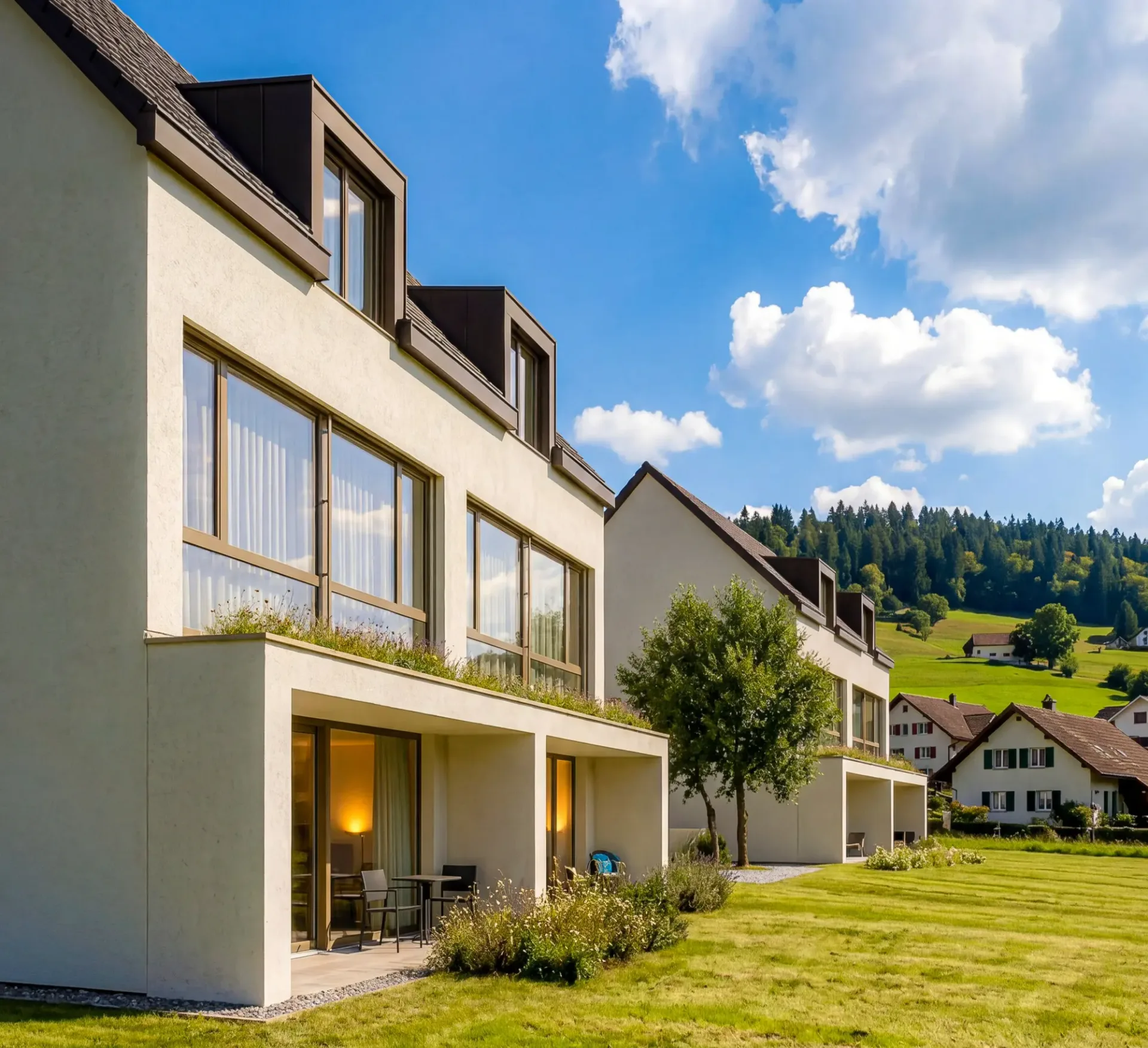 High-quality 6.5-room new semi-detached house C.1 in Oberkulm AG
