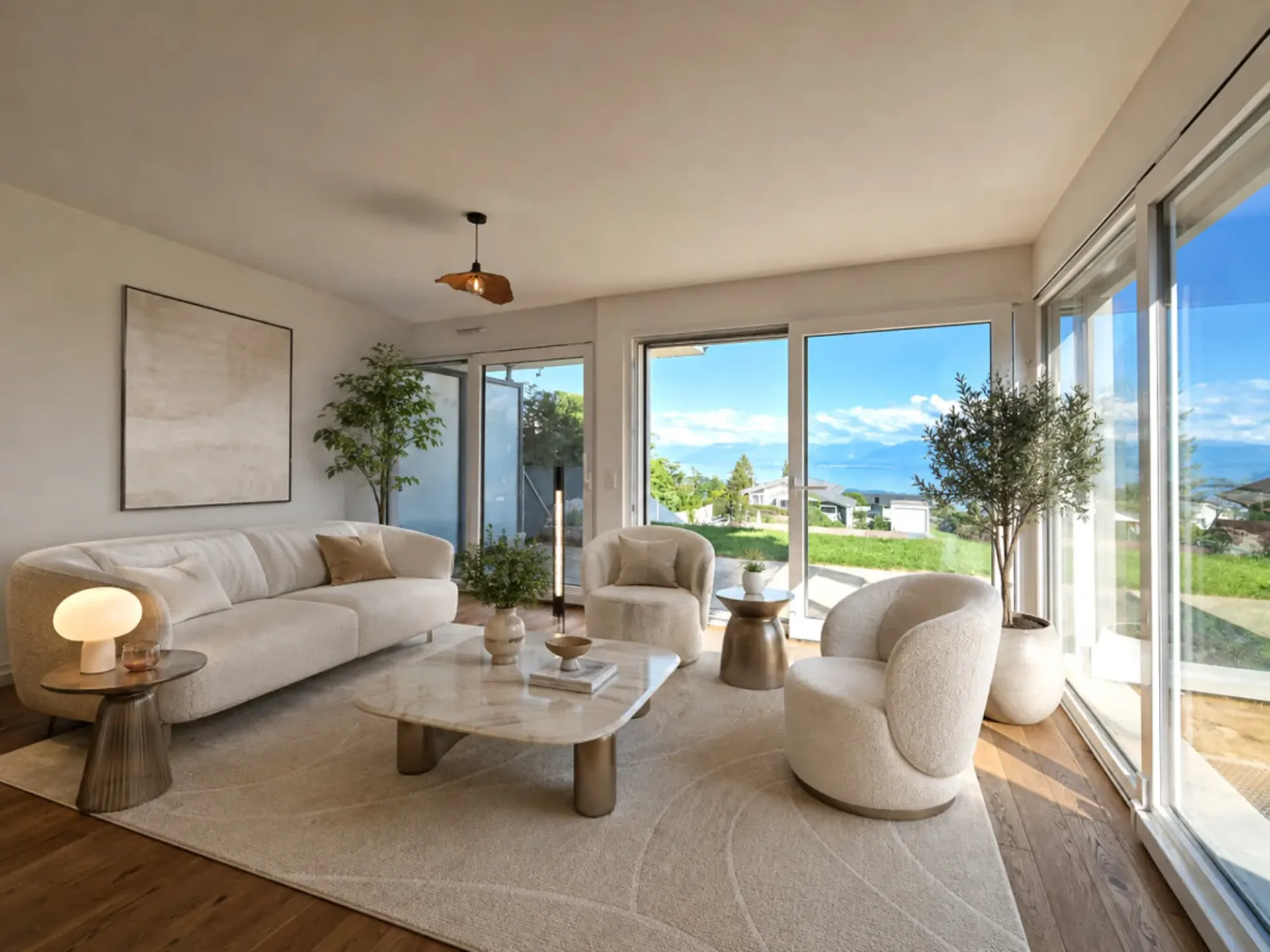 In Esclusiva: Bella Villa con Vista Lago, Arzier, Abby Bryand Immobili