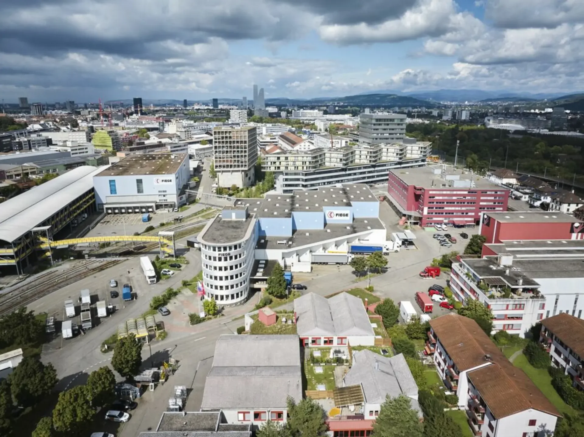 Travailler au centre du développement de Dreispitz