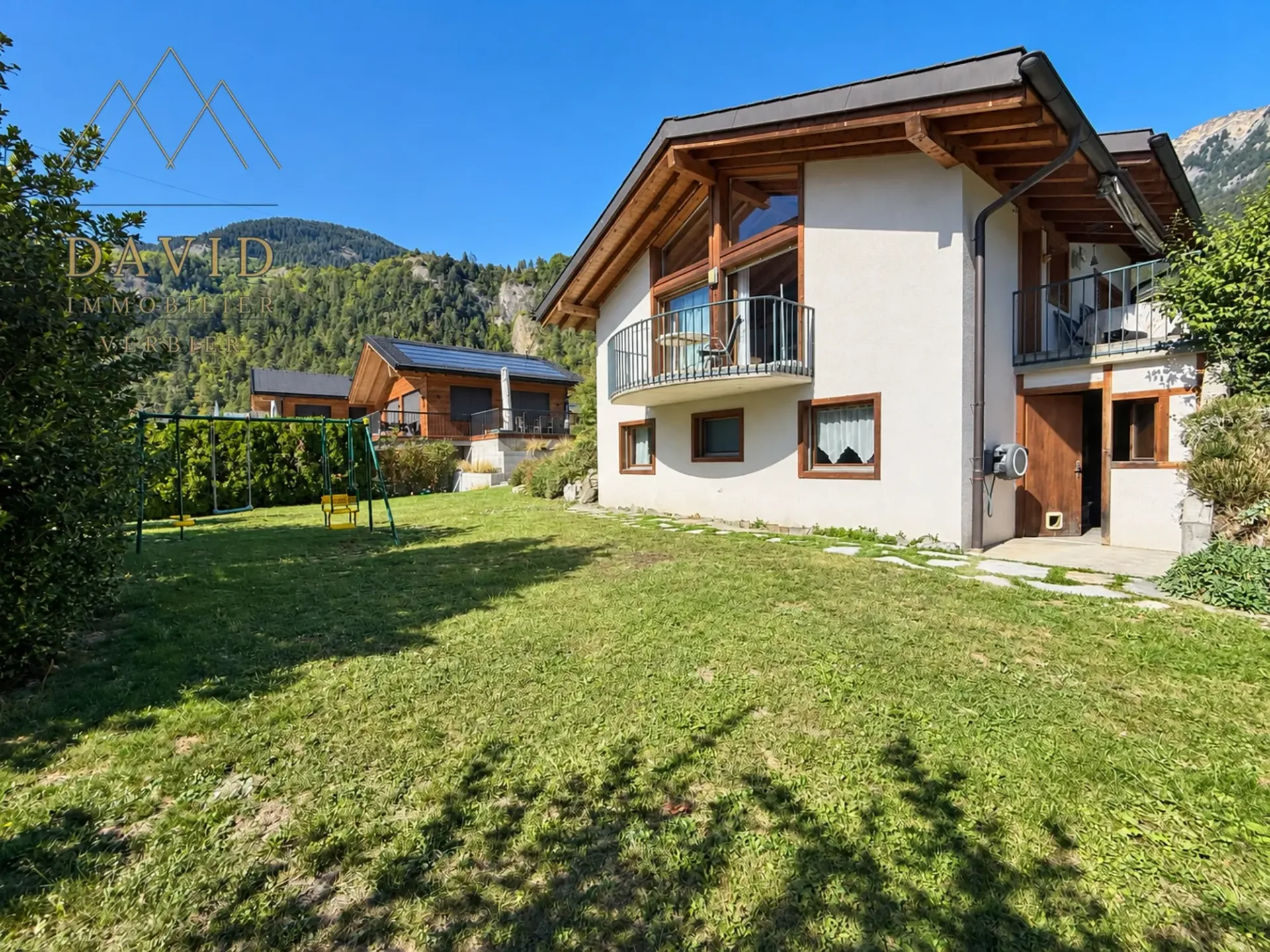 Vollèges: Villa individuelle, 169 m² ,  jardin et vue dégagée