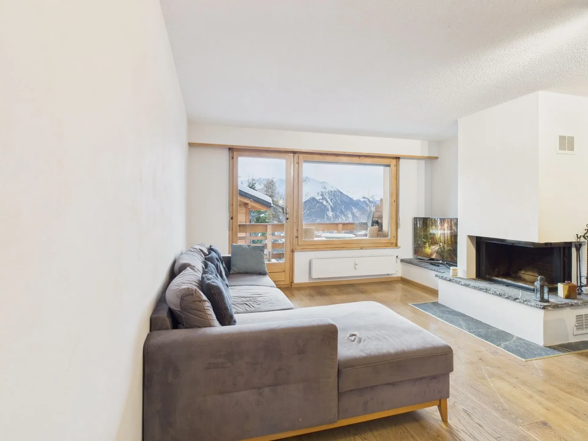 Chic 3,5 Zimmer - möblierte Wohnung mit Bergblick in Verbier