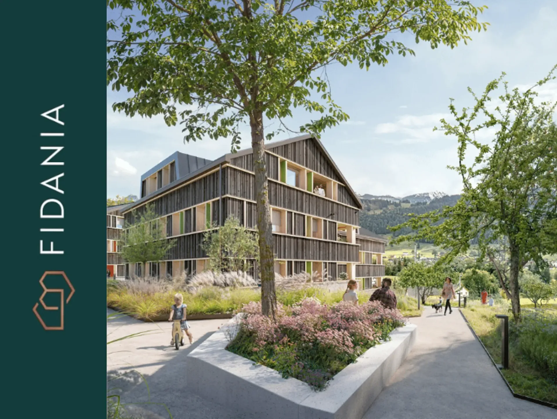 Appartamento moderno 3.5 locali con panorama montano