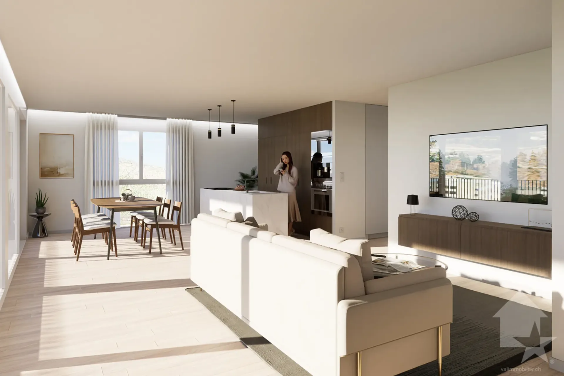 Bel appartement de 2,5 pces idéalement situé