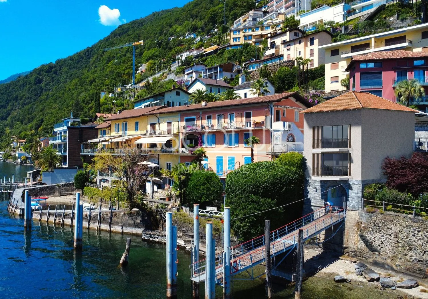 Residential project with unobstructed view of Lago Maggiore and the Brissago Islands