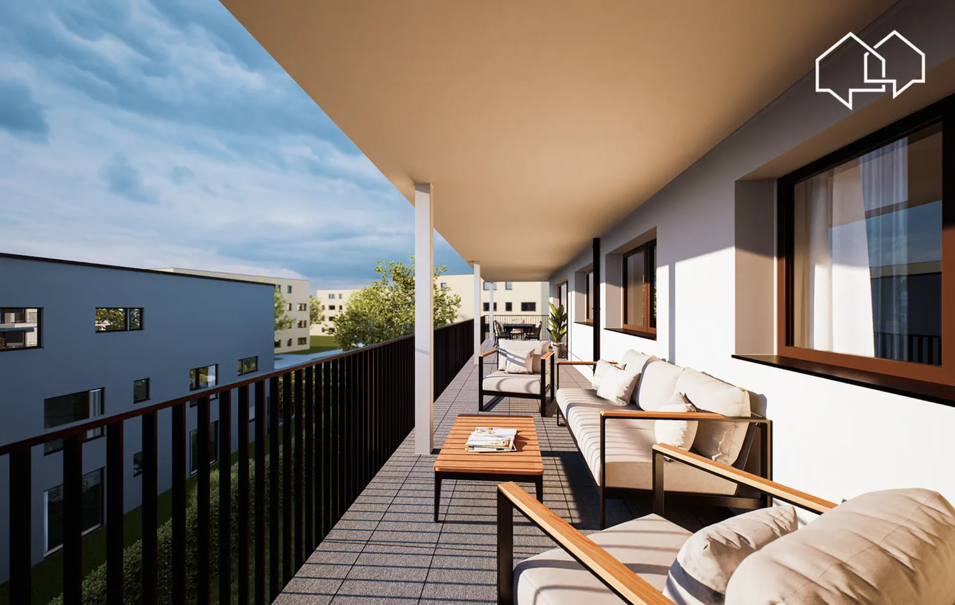 Le Clos du Tiguelet - 3.5-Zimmer-Wohnung im 2. Stock (Einheit 2.1)