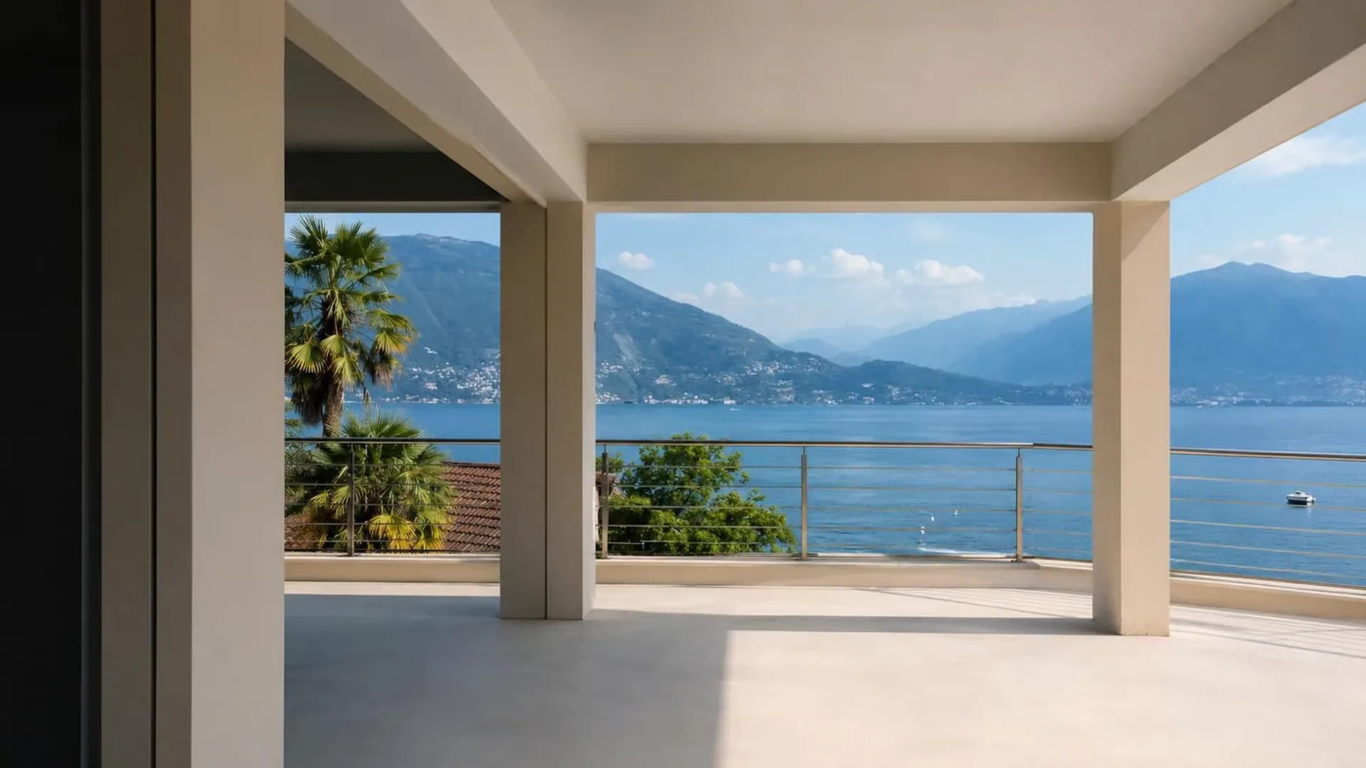 Traumwohnung mit Seesicht und privatem Strand in Ranzo