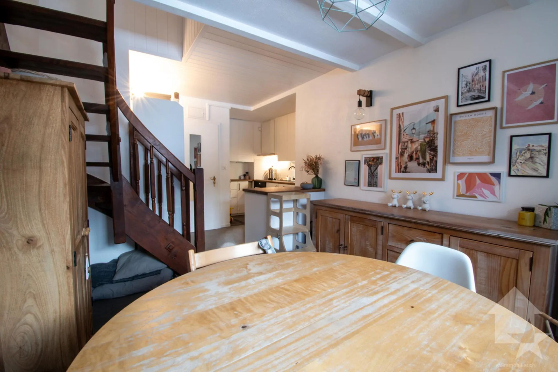 Torgon, renoviertes Duplex mit 4 Zimmern im Gebäude Le Cleuset