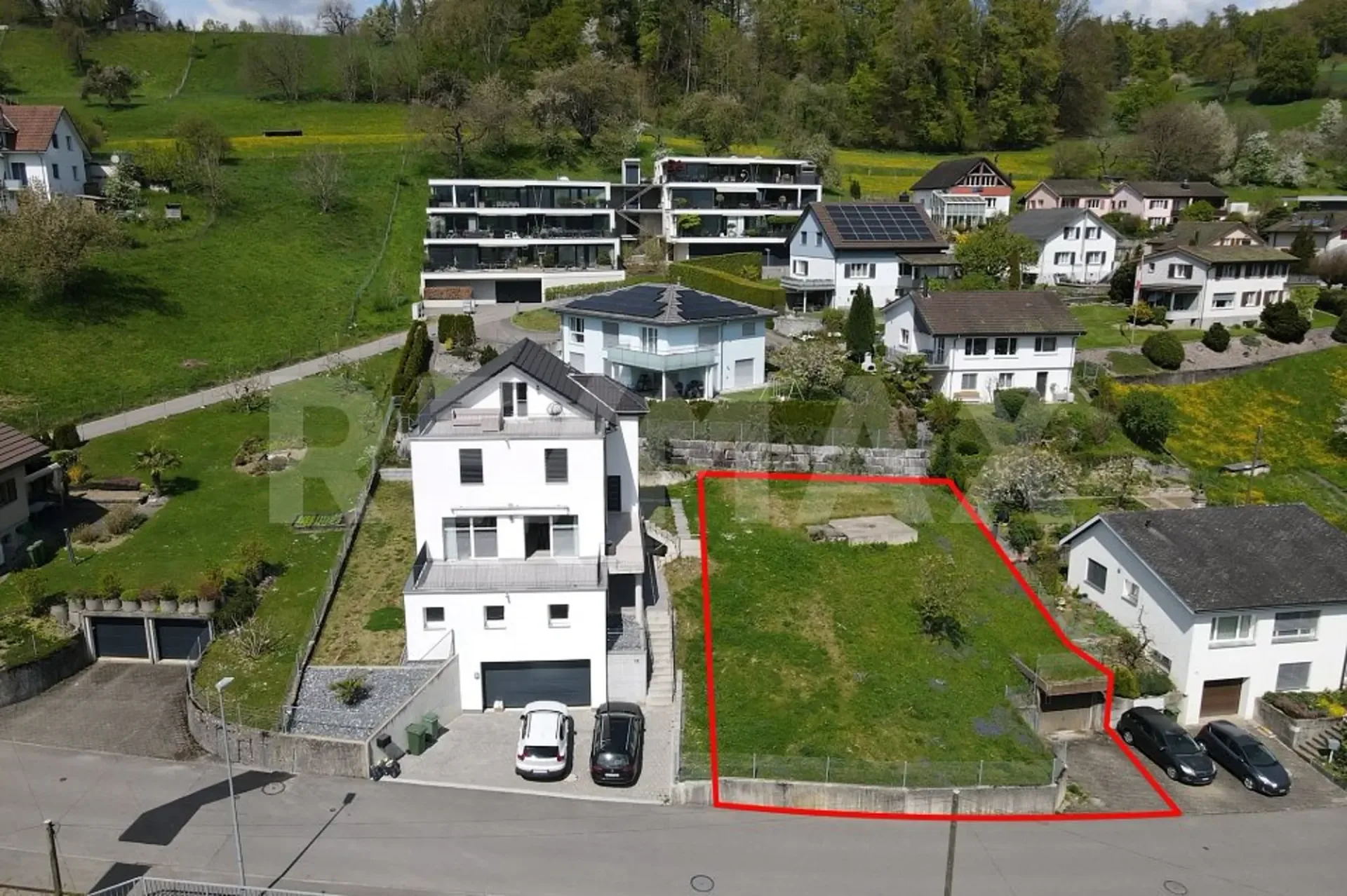 Votre rêve de maison commence ici Terrain à bâtir avec vue lointaine à Gränichen