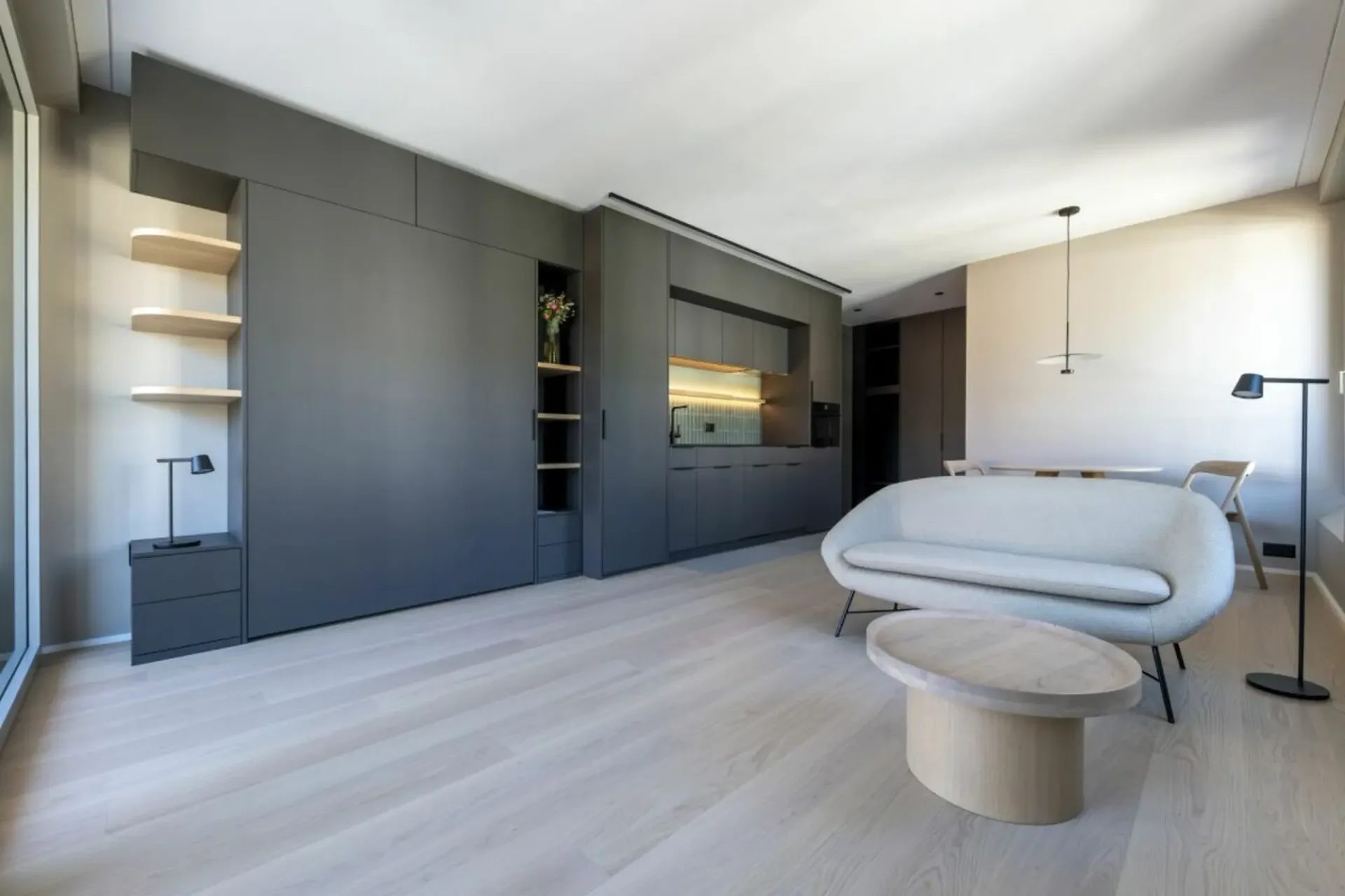 Überbauung Bahnhöfli: Moderne, möblierte 1.5-Zimmer-Studios