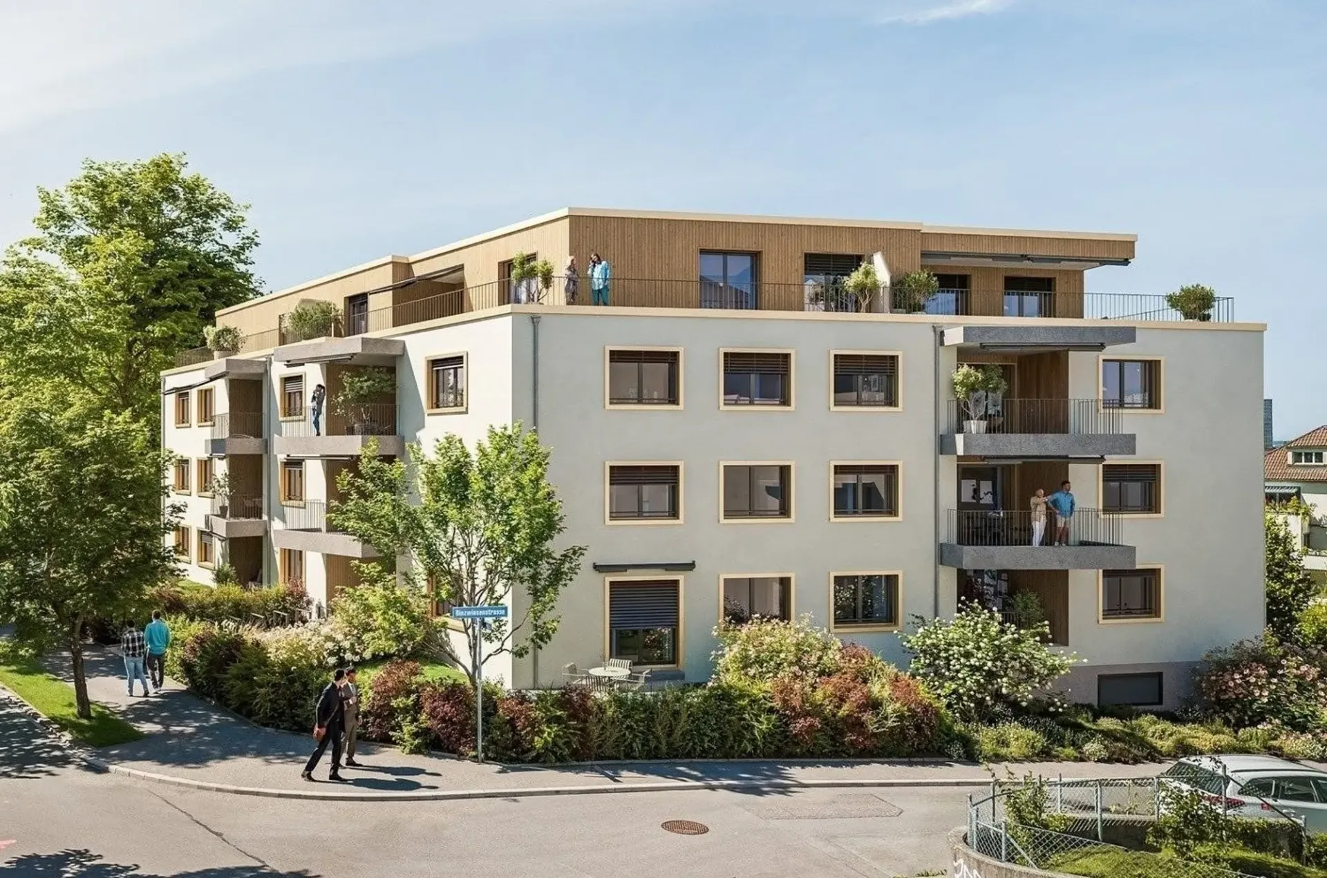 2.5 Zimmer Neubau Gartenwohnung an ruhiger Lage in Oerlikon