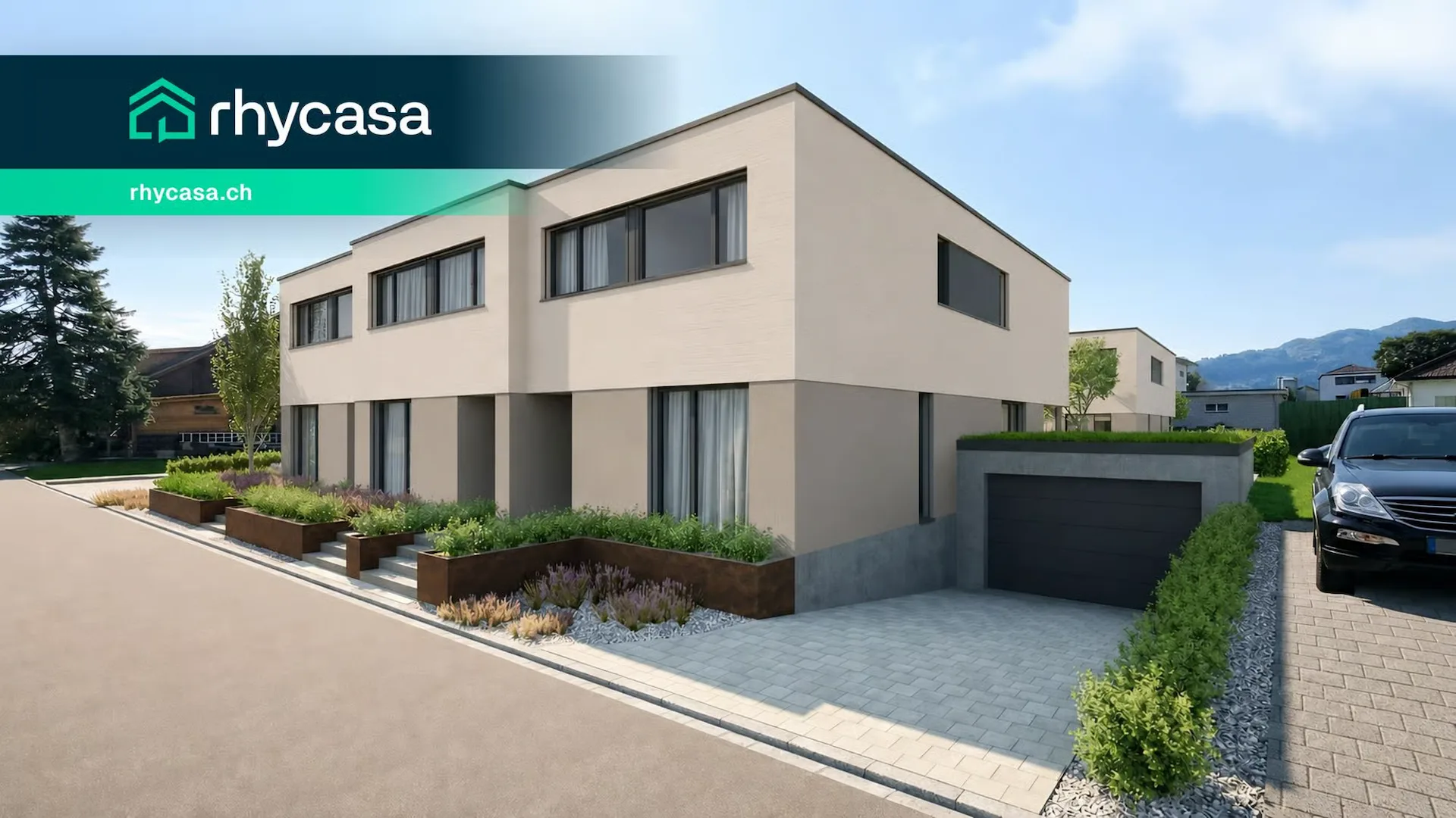 Progetto di costruzione nuova "Aurea Quartier" – casa a schiera di 5,5 locali con giardino privato in una posizione soleggiata ad Au