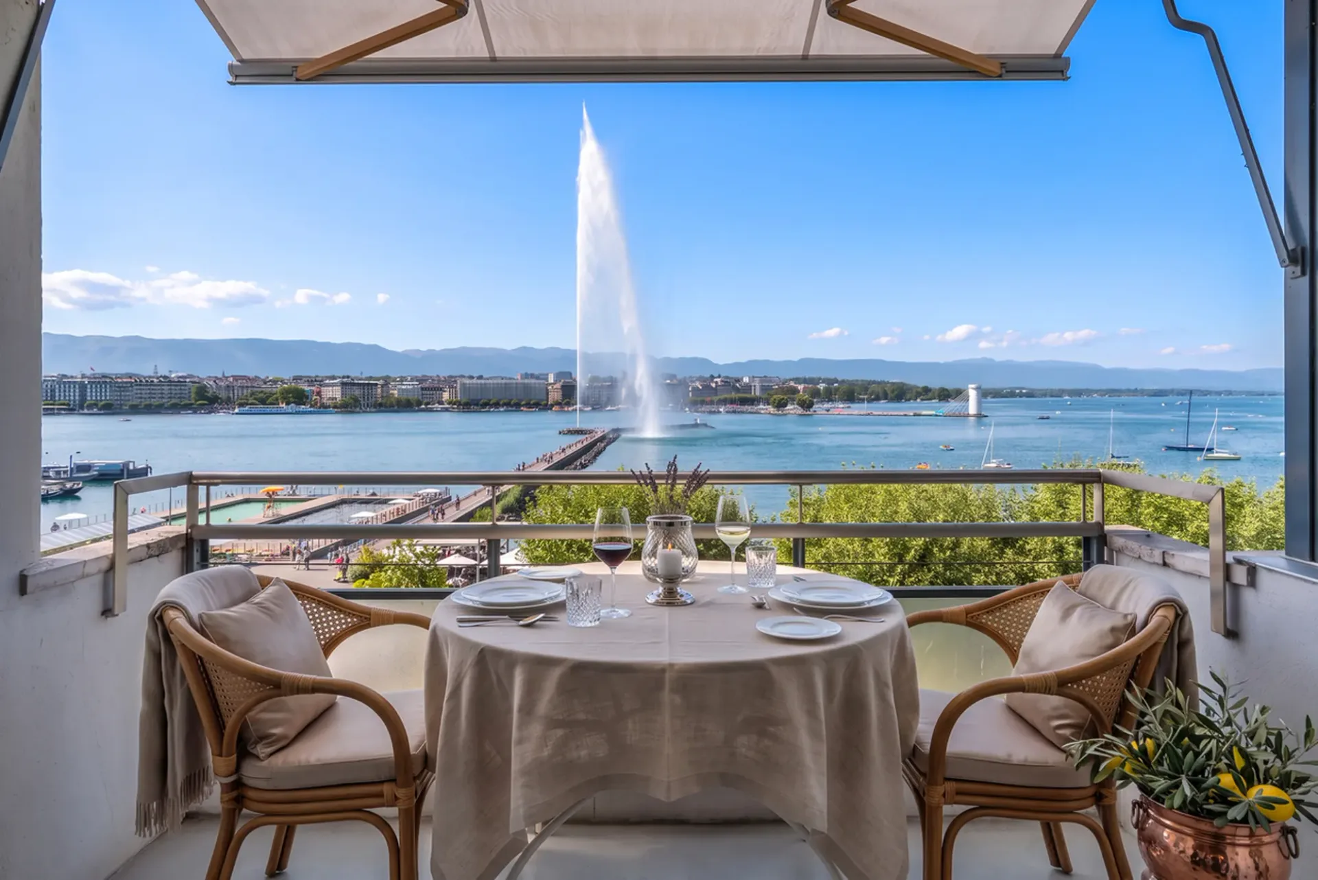 Opportunité exclusive face au Jet d'Eau - Vue imprenable sur le lac