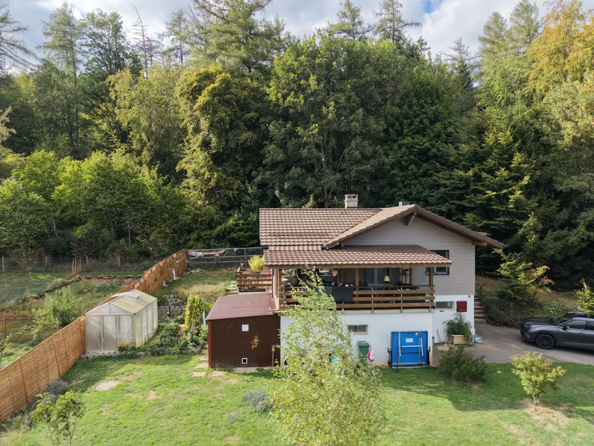 Un petit coin de paradis en lisière de forêt - calme, nature et vue panoramique