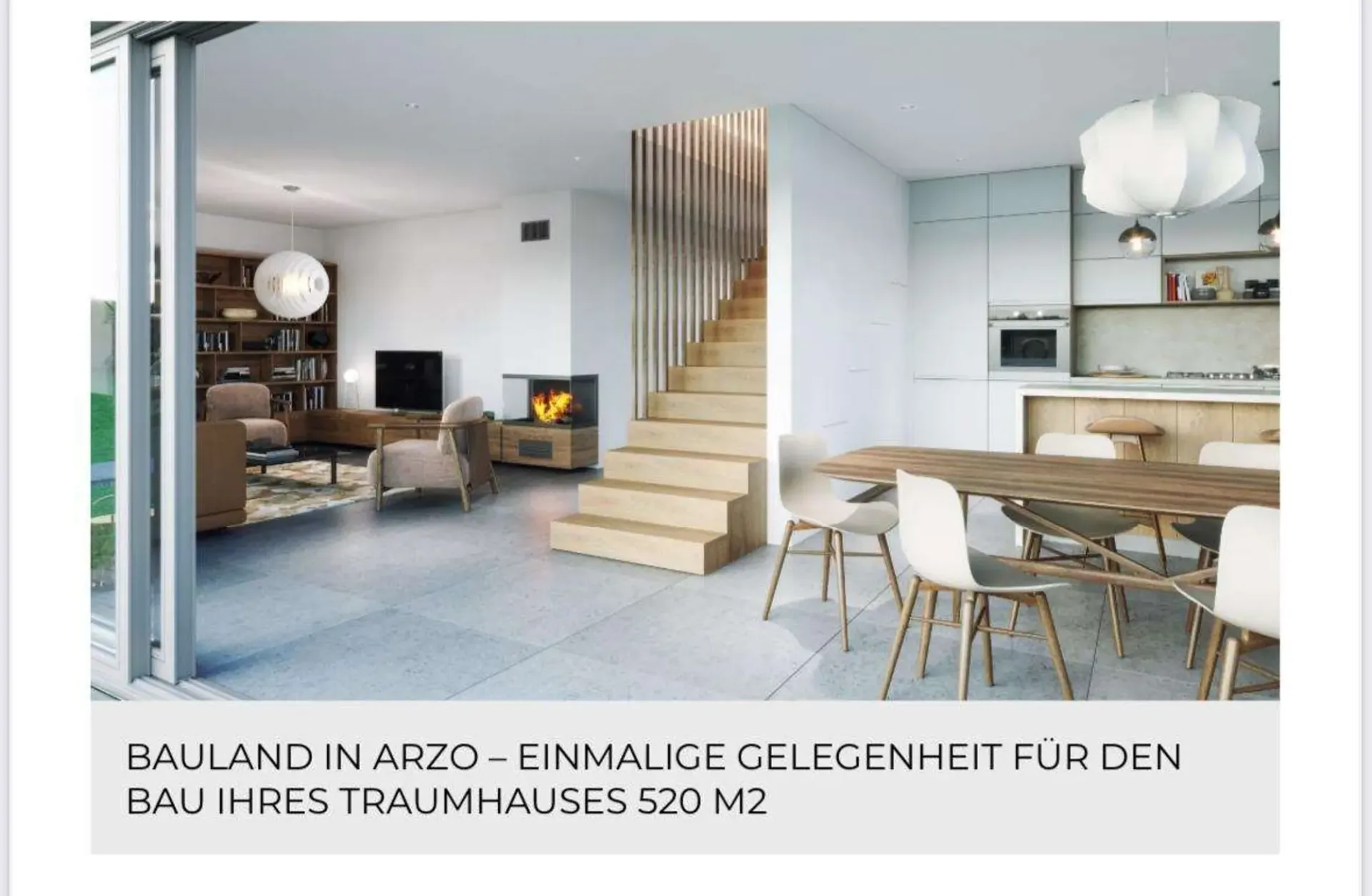 Baugrundstück in Arzo