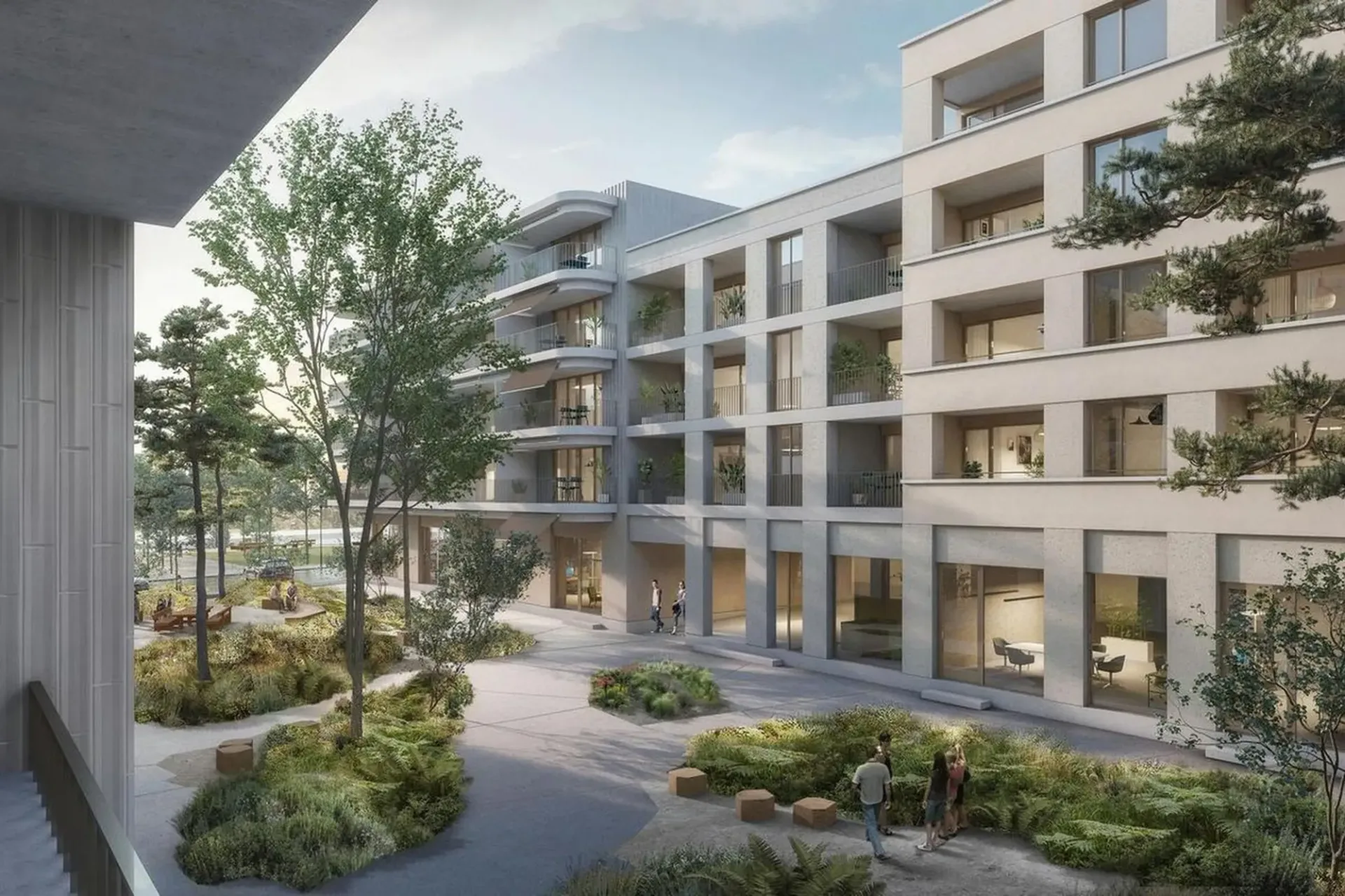 Charmanter Apartment mit 3.5 Zimmern im Stadtteil von l'Orée in Crissier
