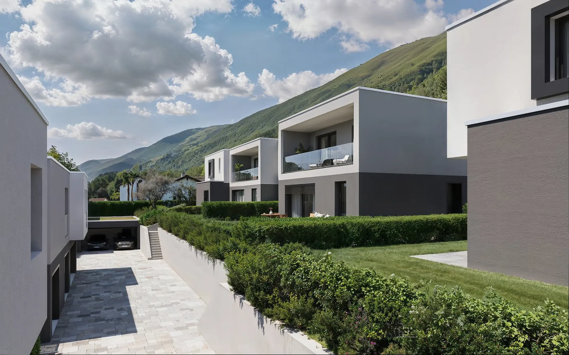 Exklusives Einfamilienhaus in Bedano, neu gebaut