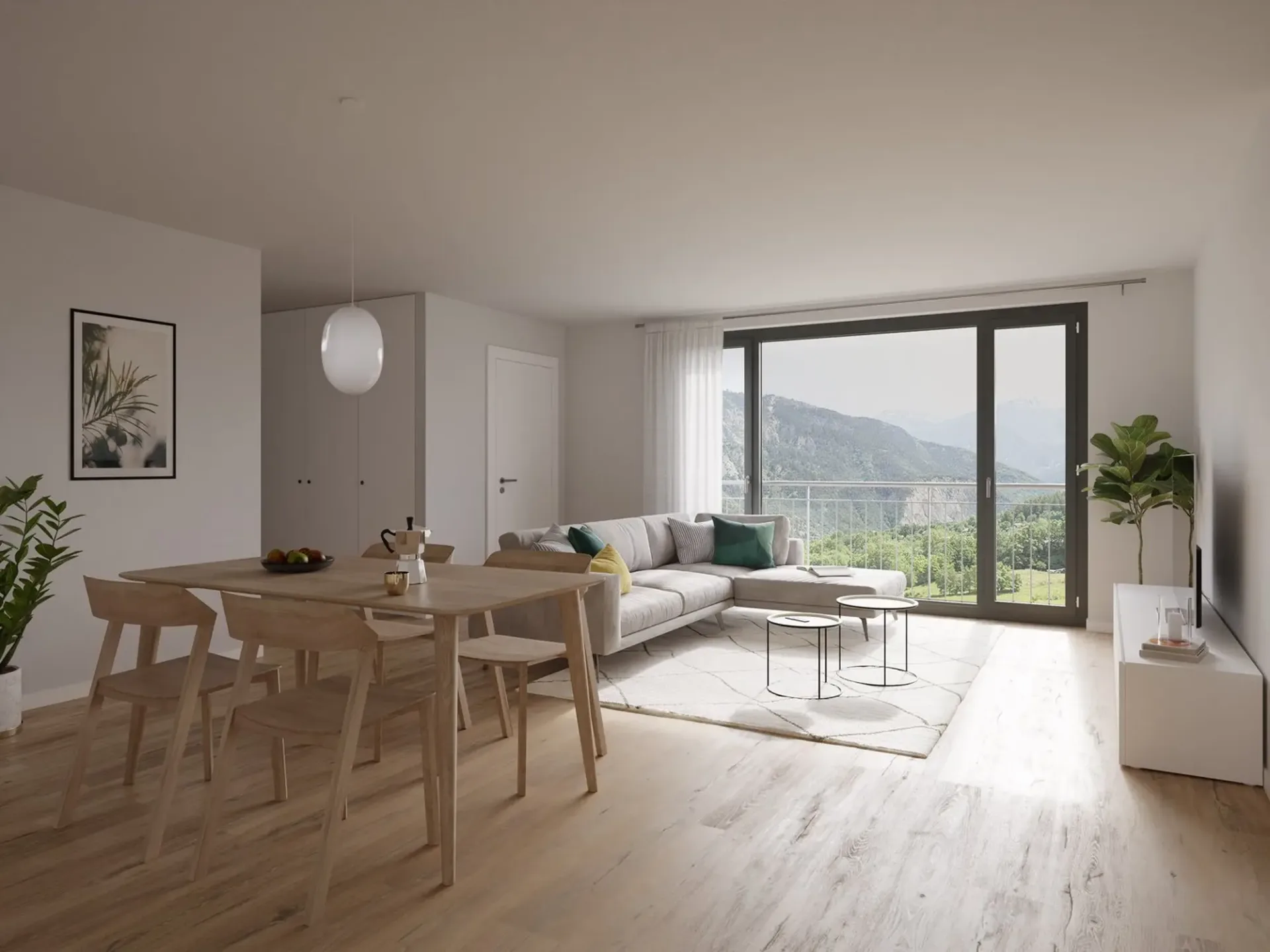 Prächtige 3,5-Zimmer-Wohnung mit Panoramablick in Ayent