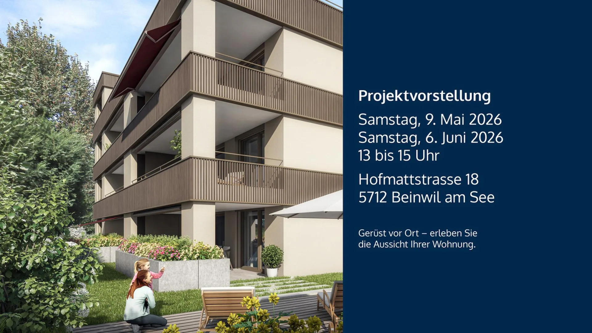 4½-Zimmer-Wohntraum mit Seesicht - Loggia und Balkon inklusive