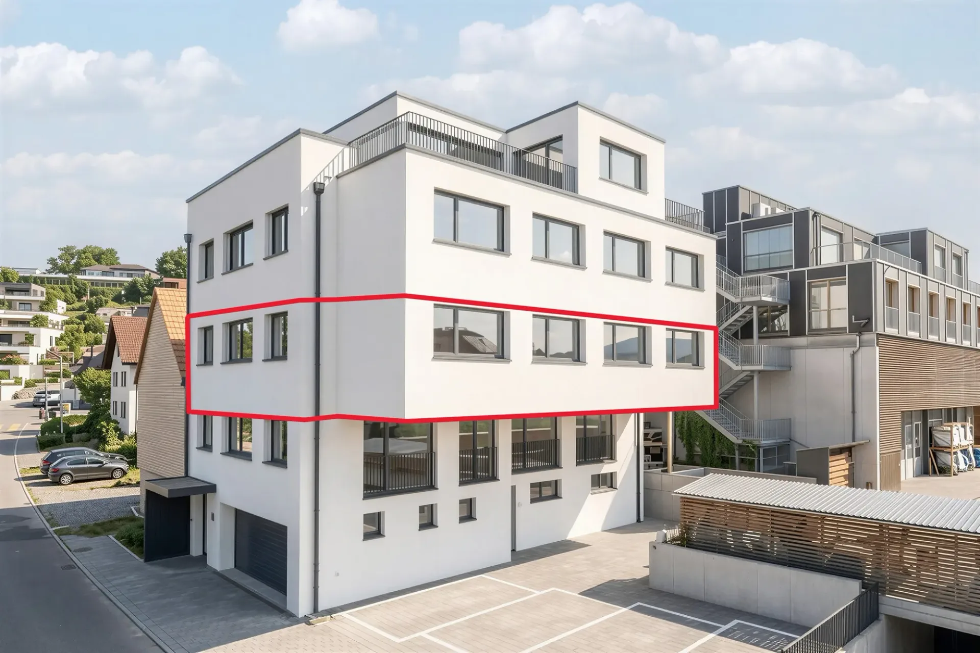 Exklusive Gewerbefläche im 2. Obergeschoss - Innenausbau durch Mieter