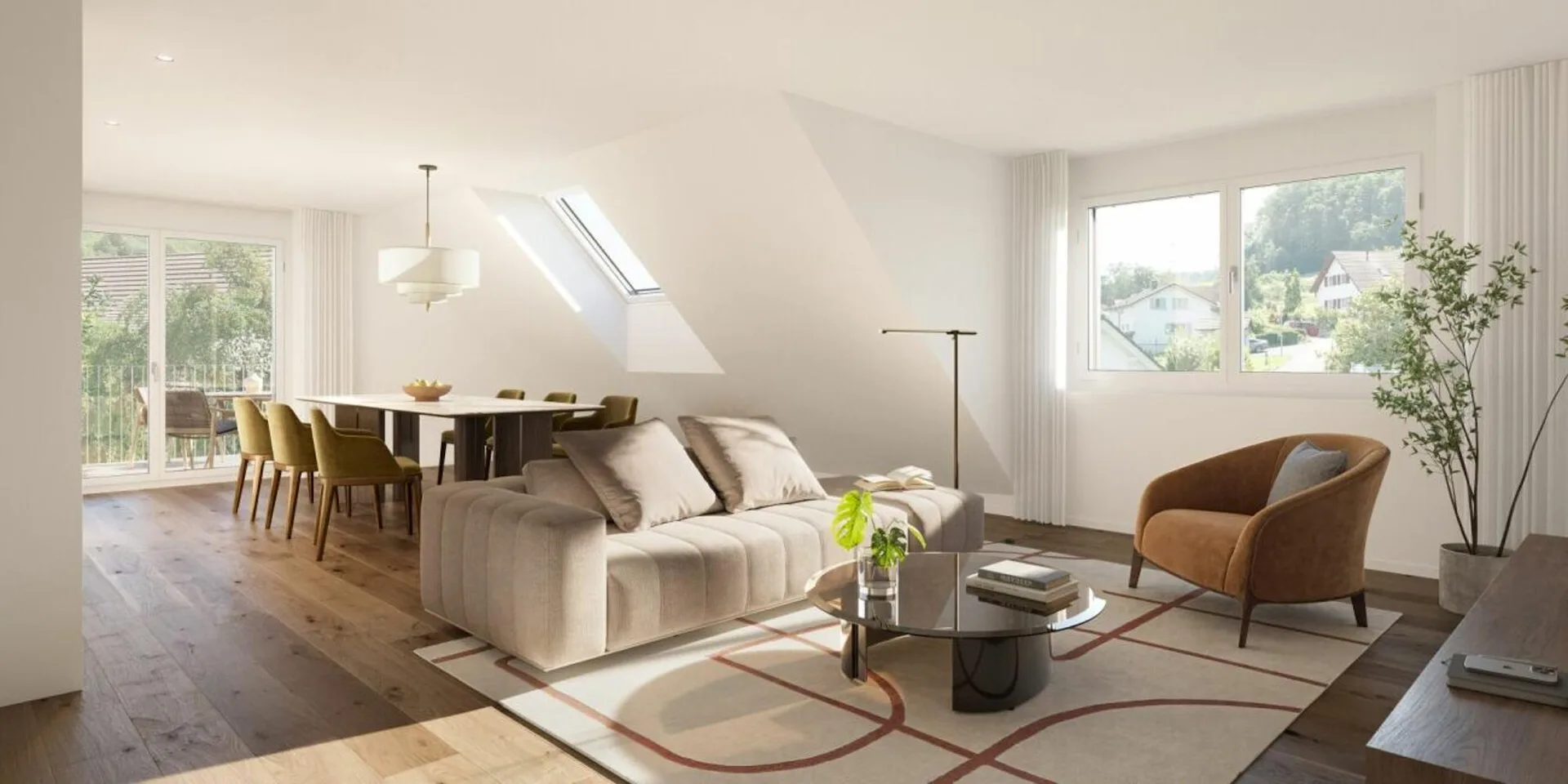 Habiter à Weiach avec des avantages fiscaux : appartement neuf de 4,5 pièces