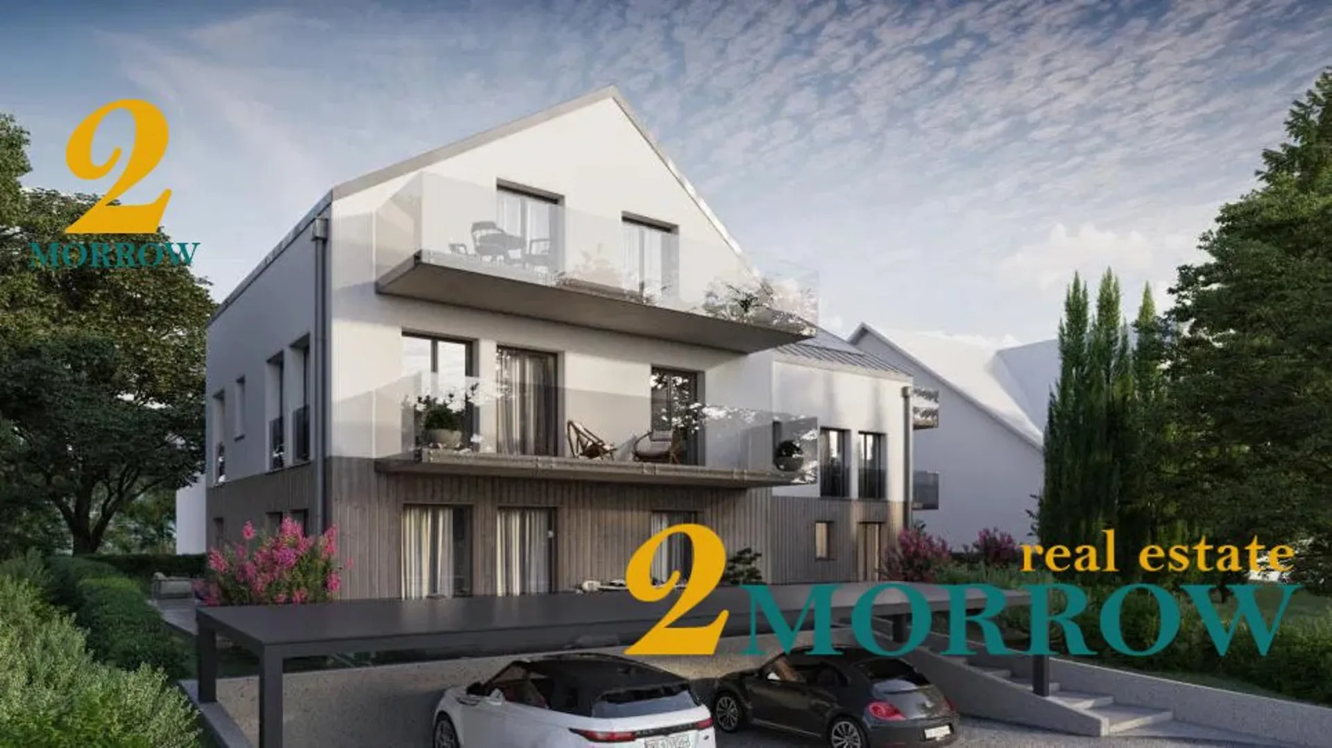 Appartement 3 - 6,5 Zimmer-Duplex mit zwei Balkonen und Blick auf die Alpen