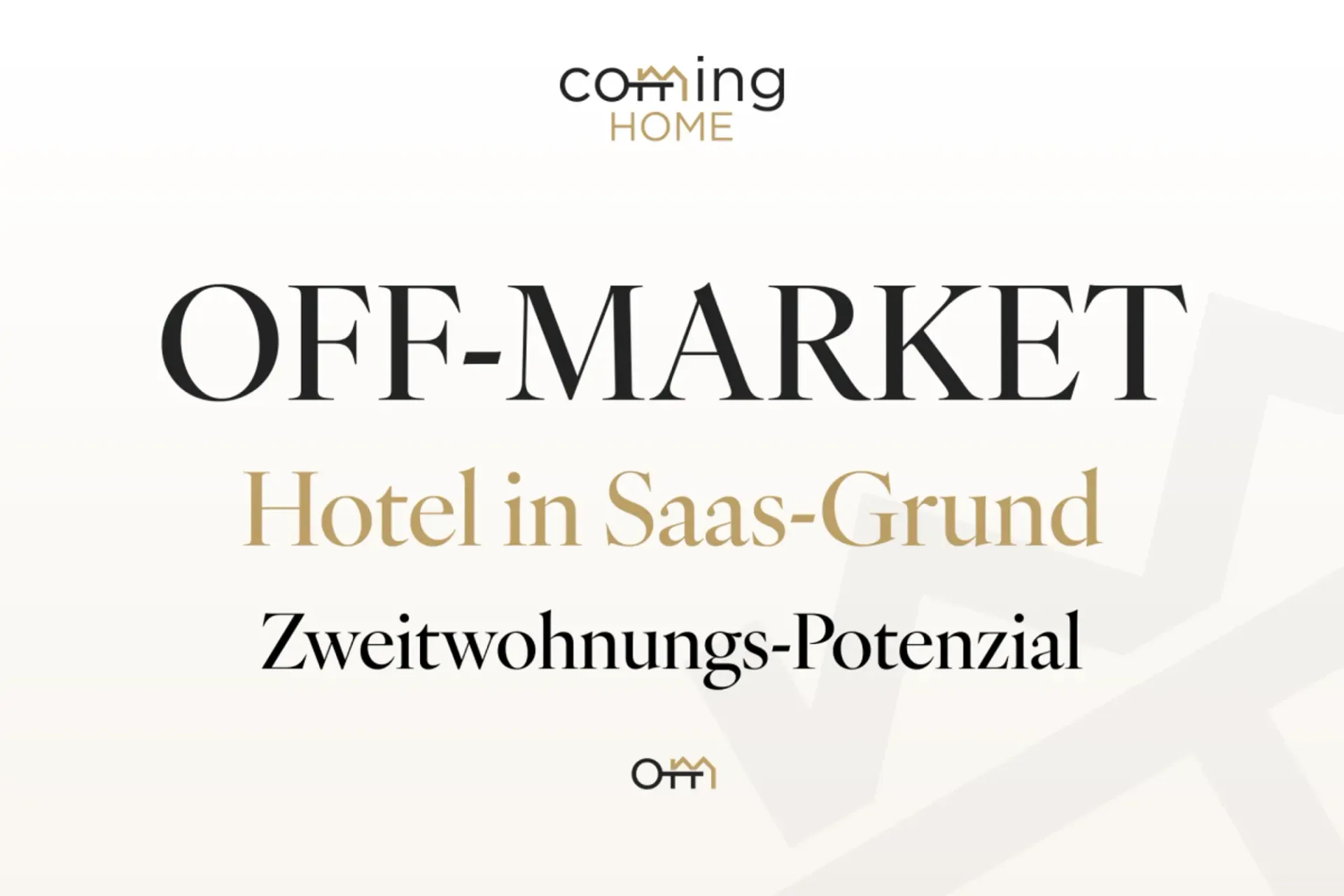 Bewilligte Zweitwohnungen in Saas-Grund - strategisches Entwicklungsobjekt in stark regulierter Ferienregion