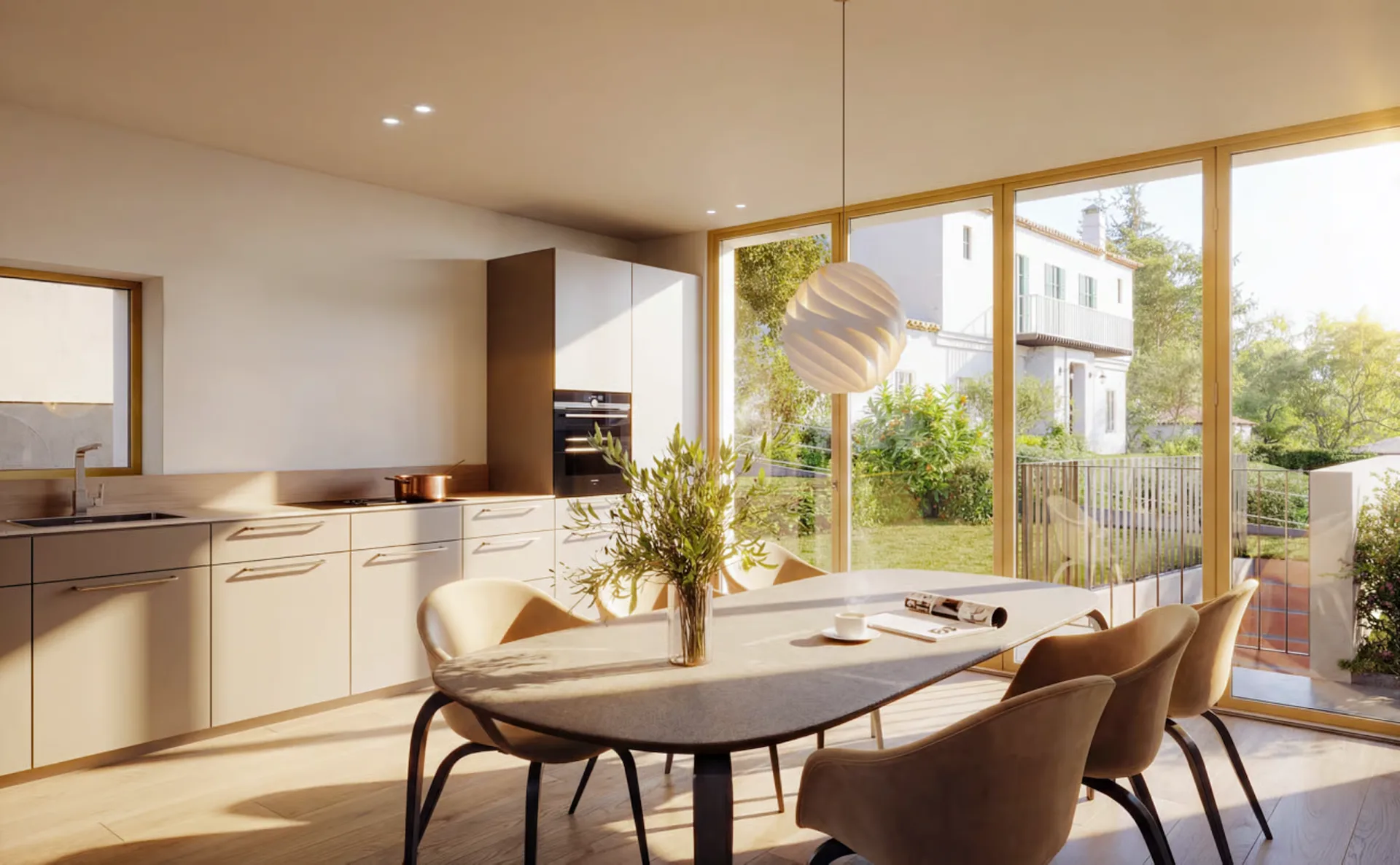 Modernes Reihenhaus in Känerkinden mit 5 Zimmern und 5 Etagen (B)