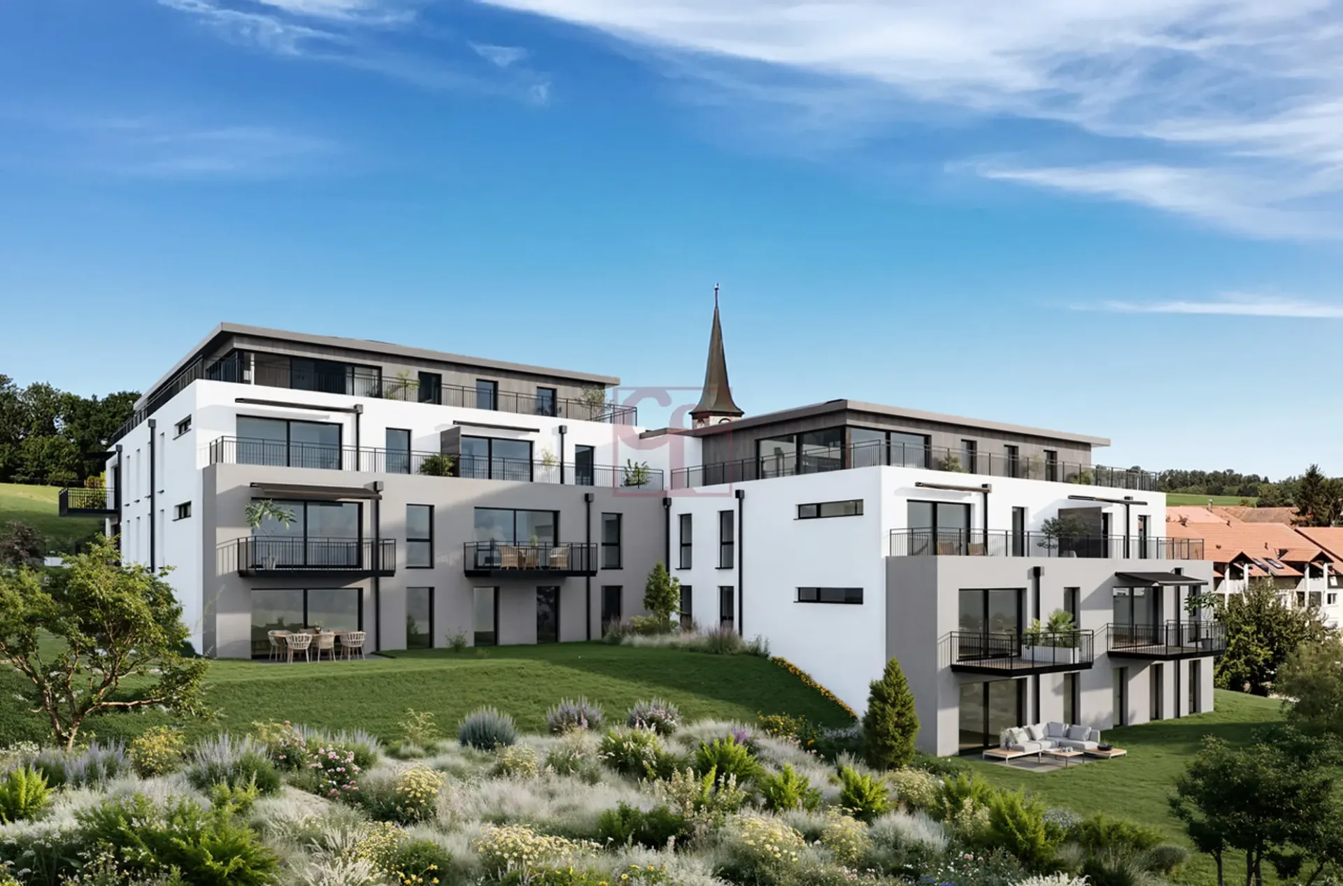 Siviriez - 5,5 Zimmer mit eigenem Garten und 16 m² Keller