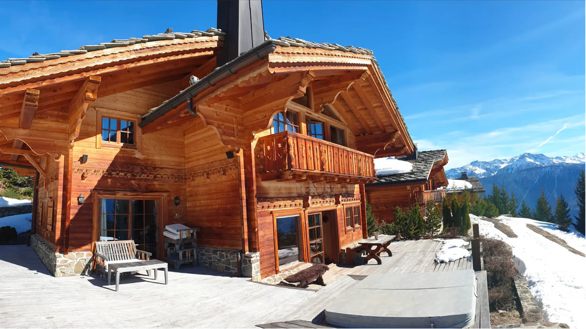 LOCATION Semaine Chalet familiale avec vue panoramique sur les Alpes