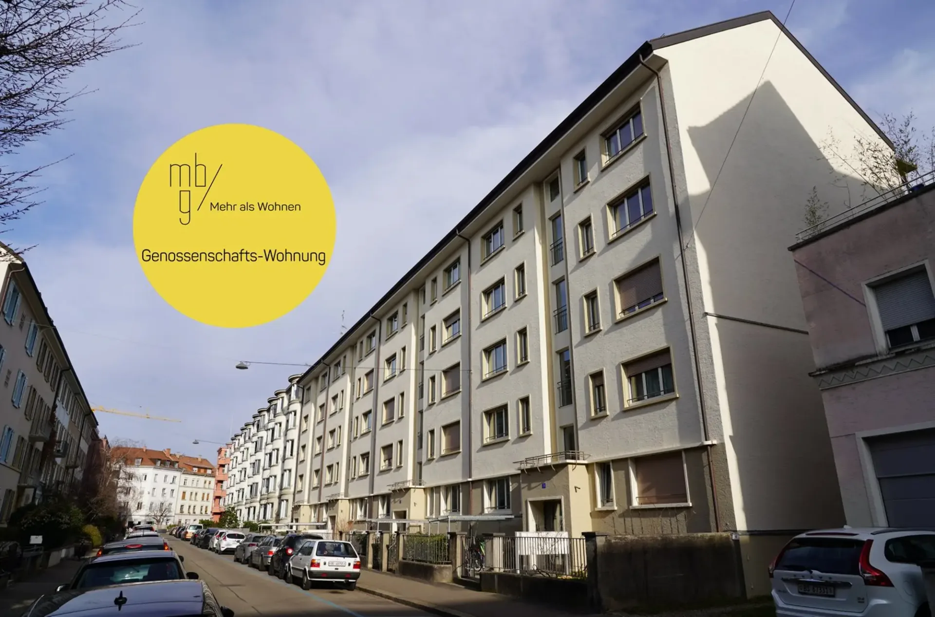 Grosszügige 1-Zimmer Genossenschaftswohnung mit grossem Balkon