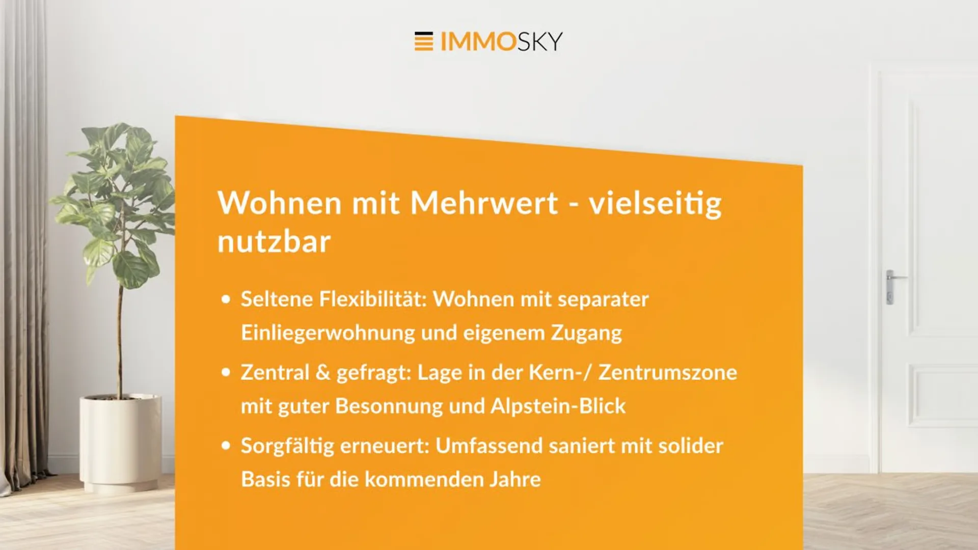 Wohnen mit Mehrwert  vielseitig nutzbar