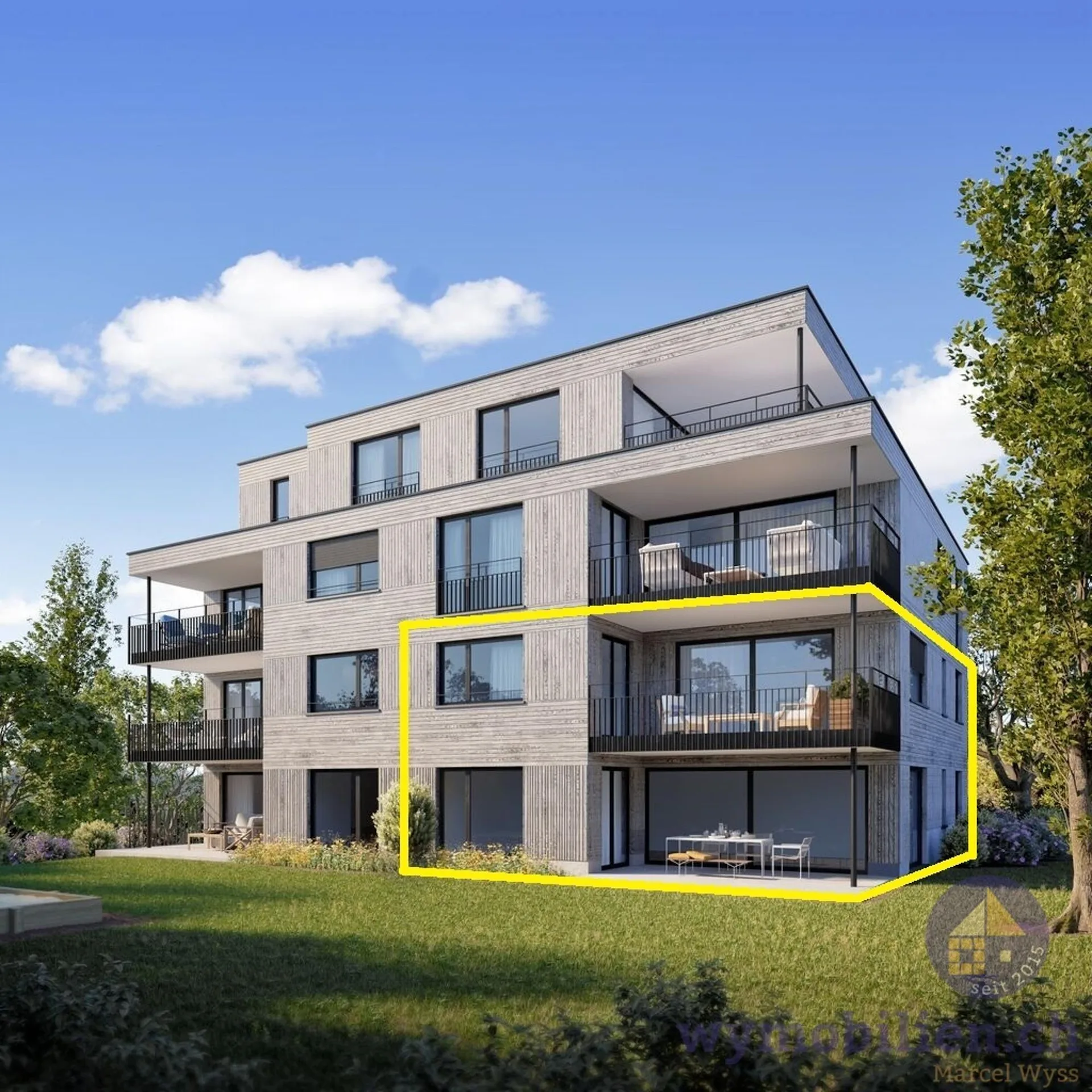 Construction start! Living like in a single-family home
