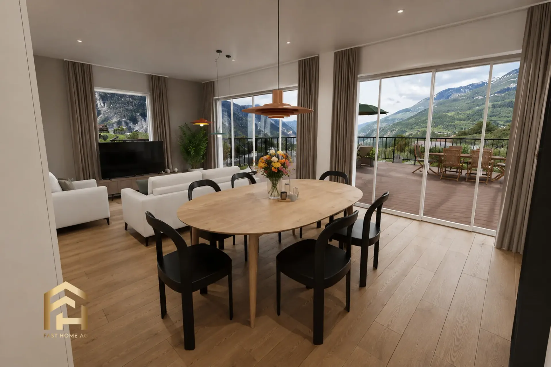 MFH Imbach 3.5 Attikawohnung Süd mit grosszügiger Terrasse
