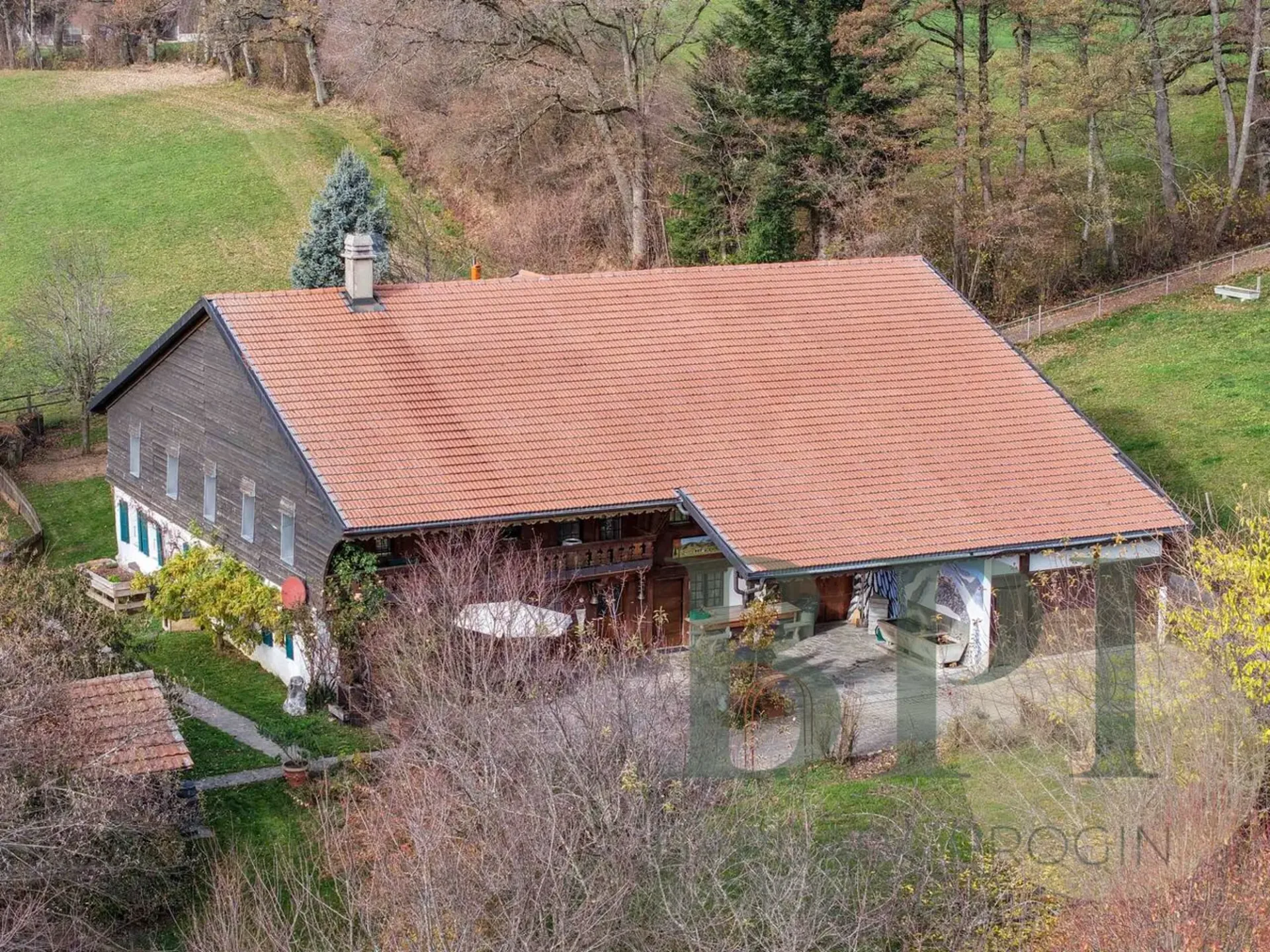 Alte Ausnahme-Ferme in Romanens in der Gruyère