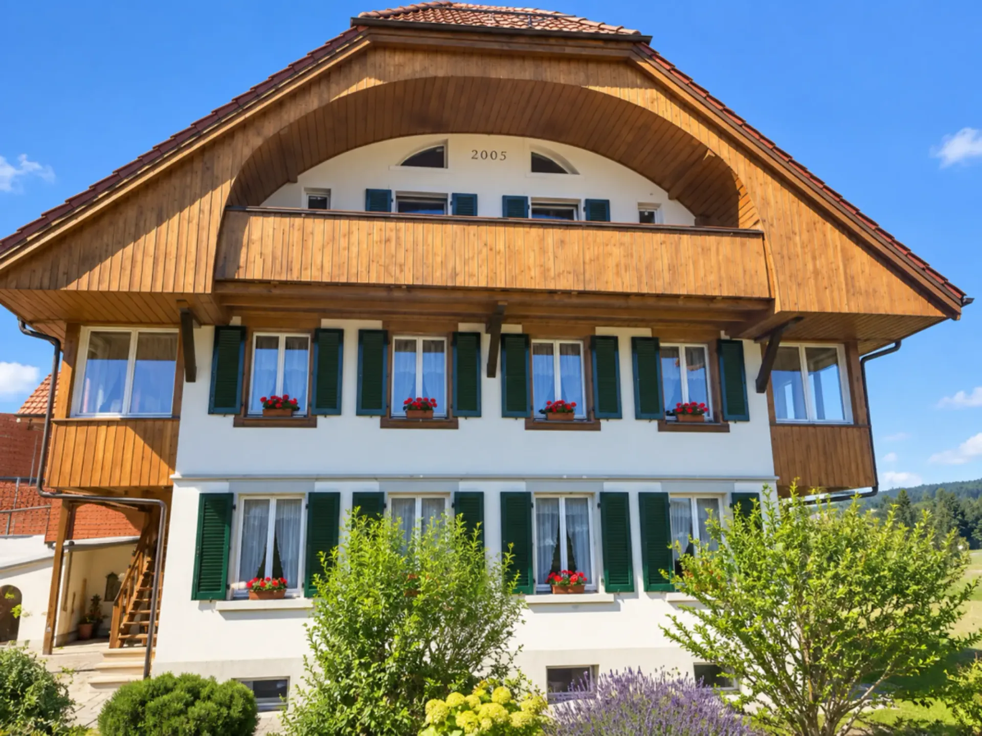 4.5-Zimmerwohnung auf dem Land mit grossem Balkon zu Vermieten