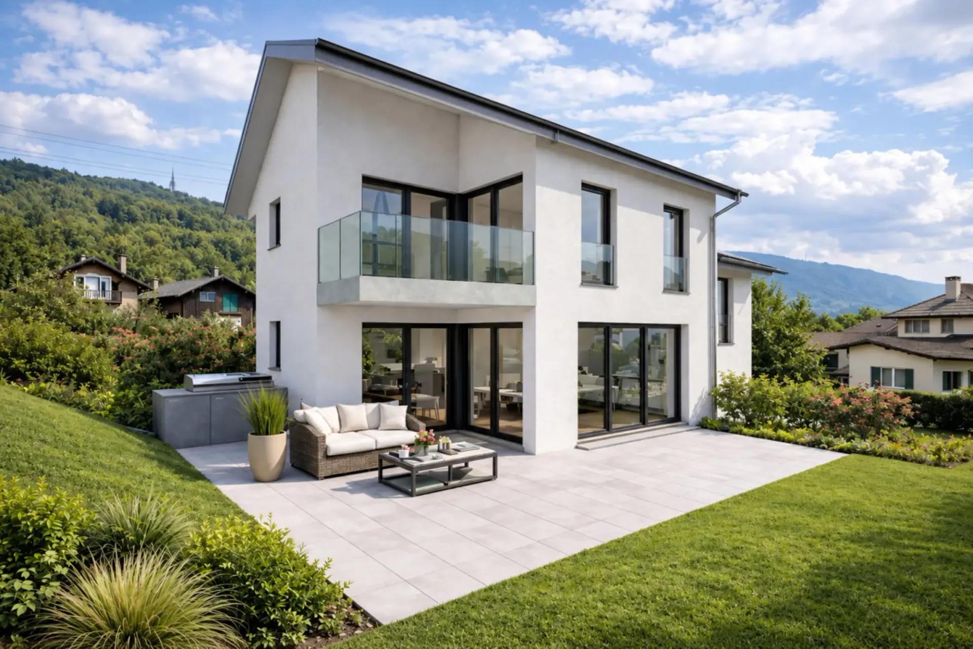NEUES PROJEKT VON 3 VILLAS IN CONCISE IN DER NÄHE DES SEES