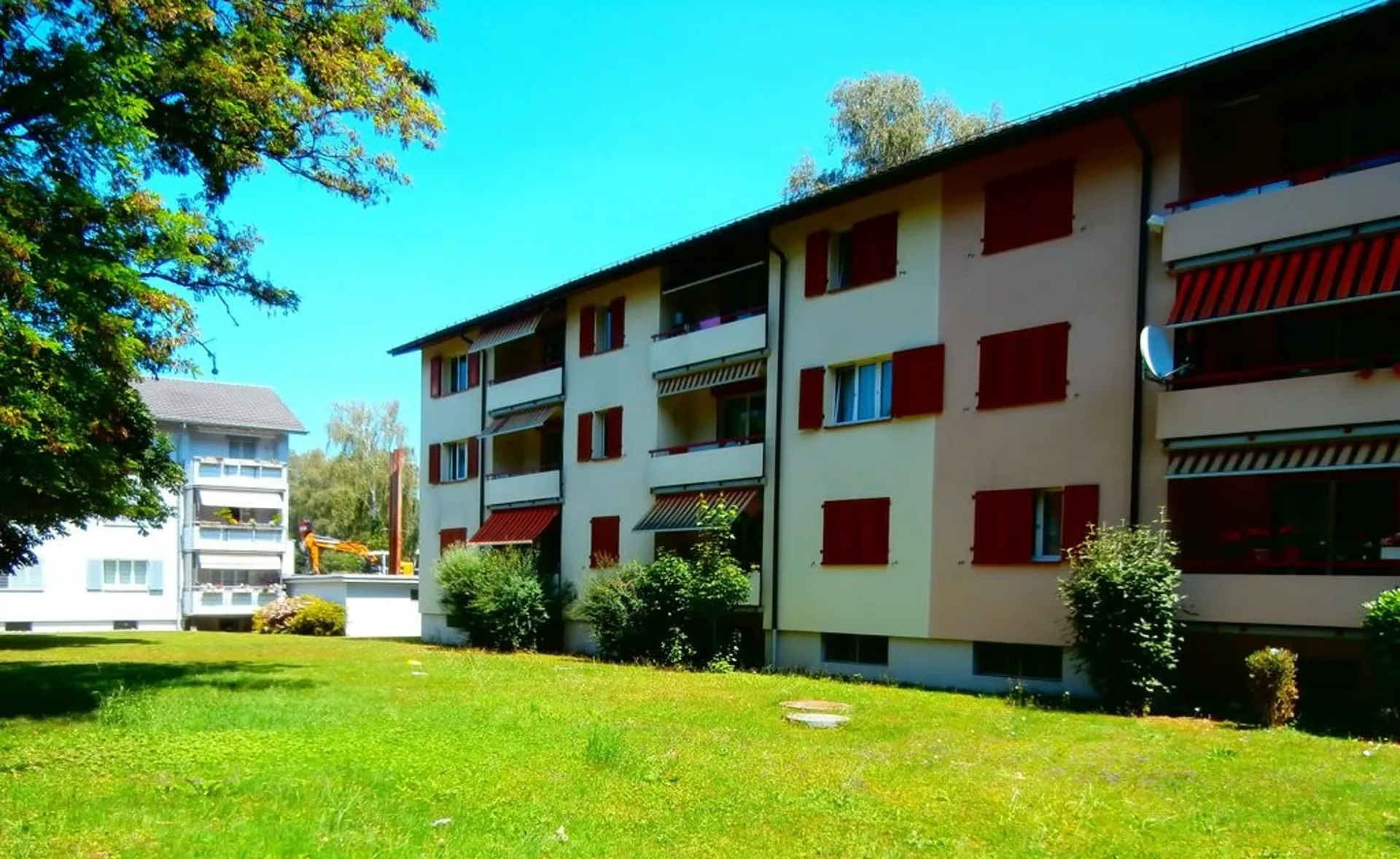 Renovated 3.0-room apartment in Dietikon located on the river