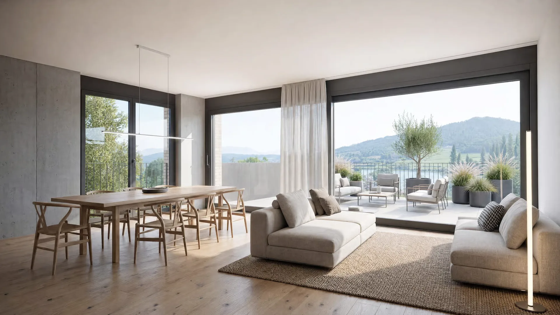 Neubau: Terrassenwohnungen mit Traumaussicht